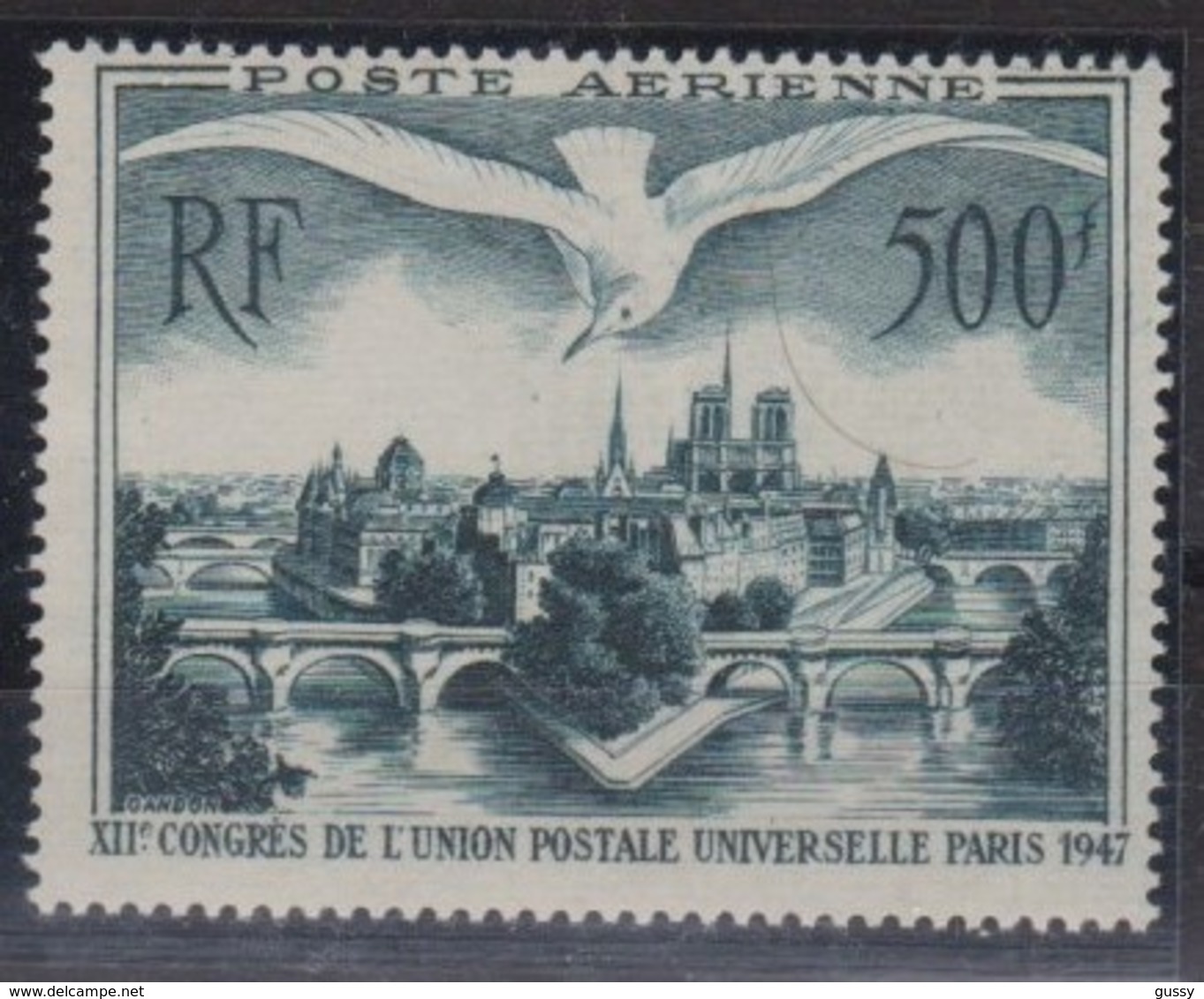 FRANCE Poste Aérienne 1947:   Le Y&T 20, Neuf ** - 1927-1959 Neufs