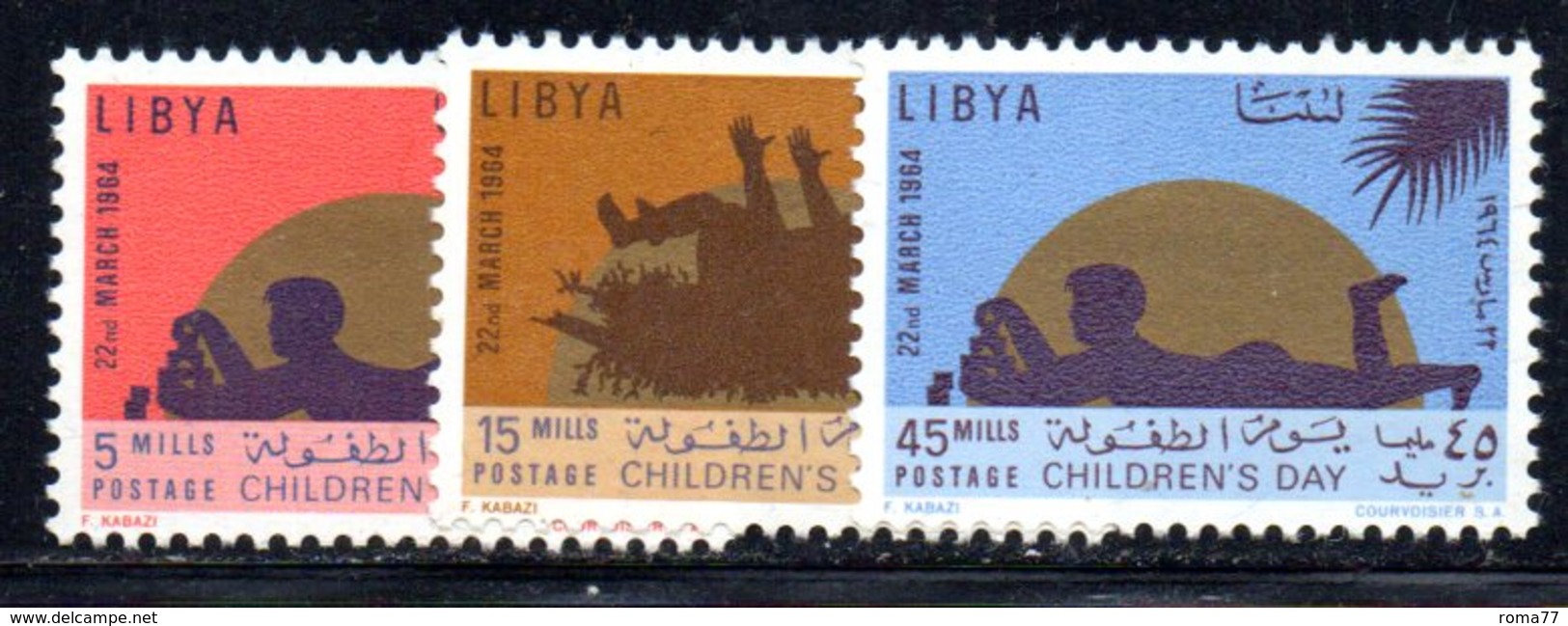 APR1412 - LIBIA LYBIA 1964 , Serie Yvert  N. 231/233  *** (2380A) - Libye