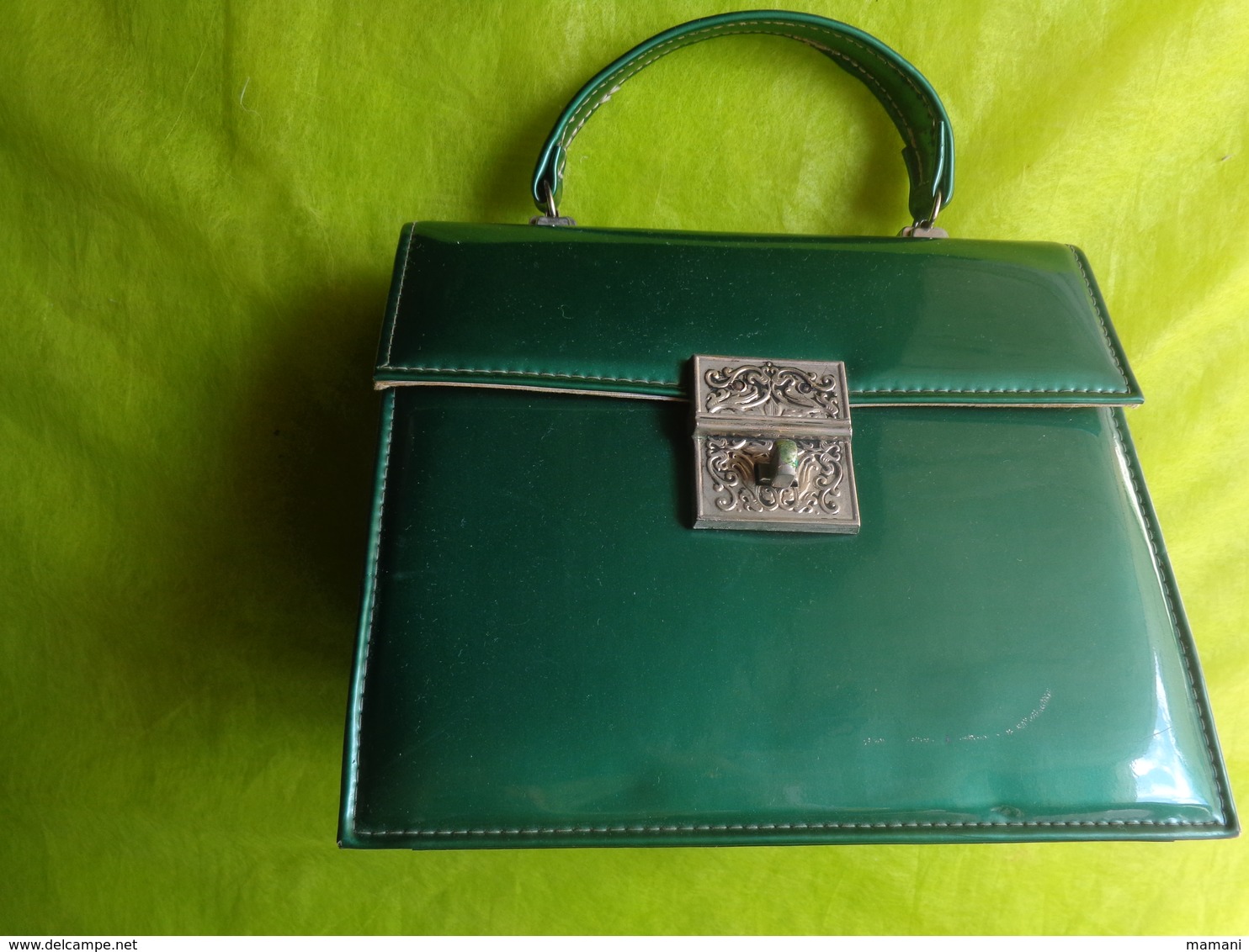 Sac A Main Vintage Coloris Vert - Other & Unclassified