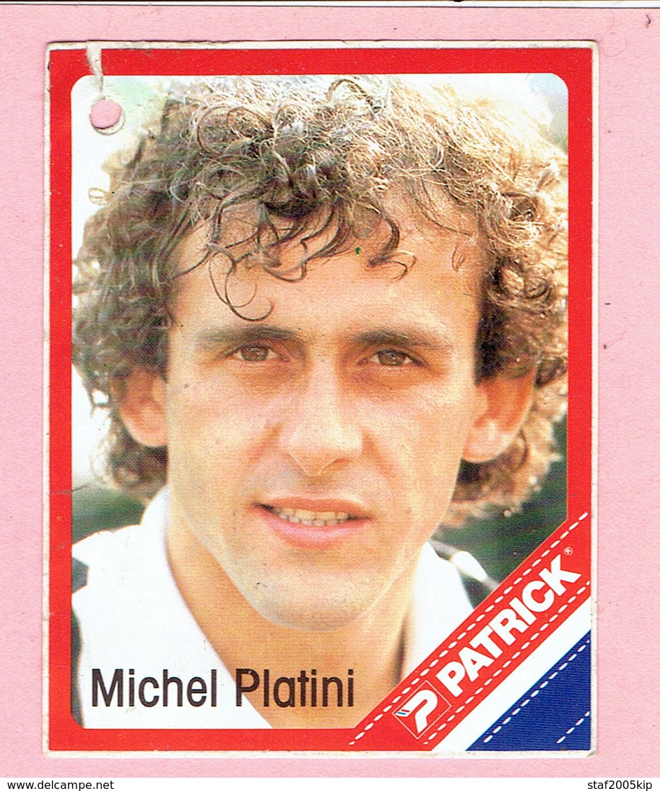 Sticker - Voetballer - MICHEL PLATINI - Stickers