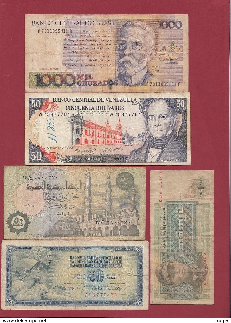 Pays Du Monde 40 Billets Dans L 'état Lot N °2 - Lots & Kiloware - Banknotes