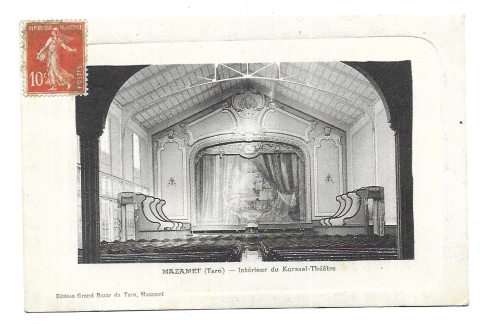 Mazamet Intérieur Du Kursaal-Théatre - Mazamet