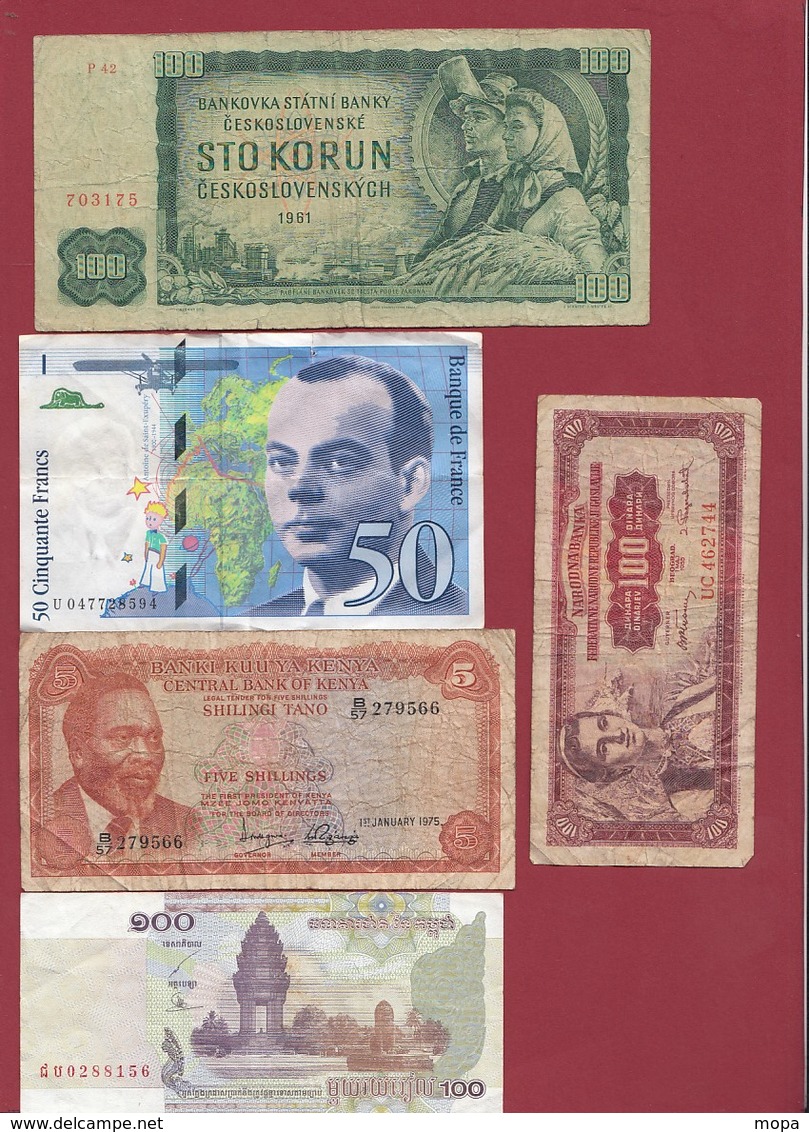 Pays Du Monde 40 Billets Dans L 'état Lot N °3 - Lots & Kiloware - Banknotes