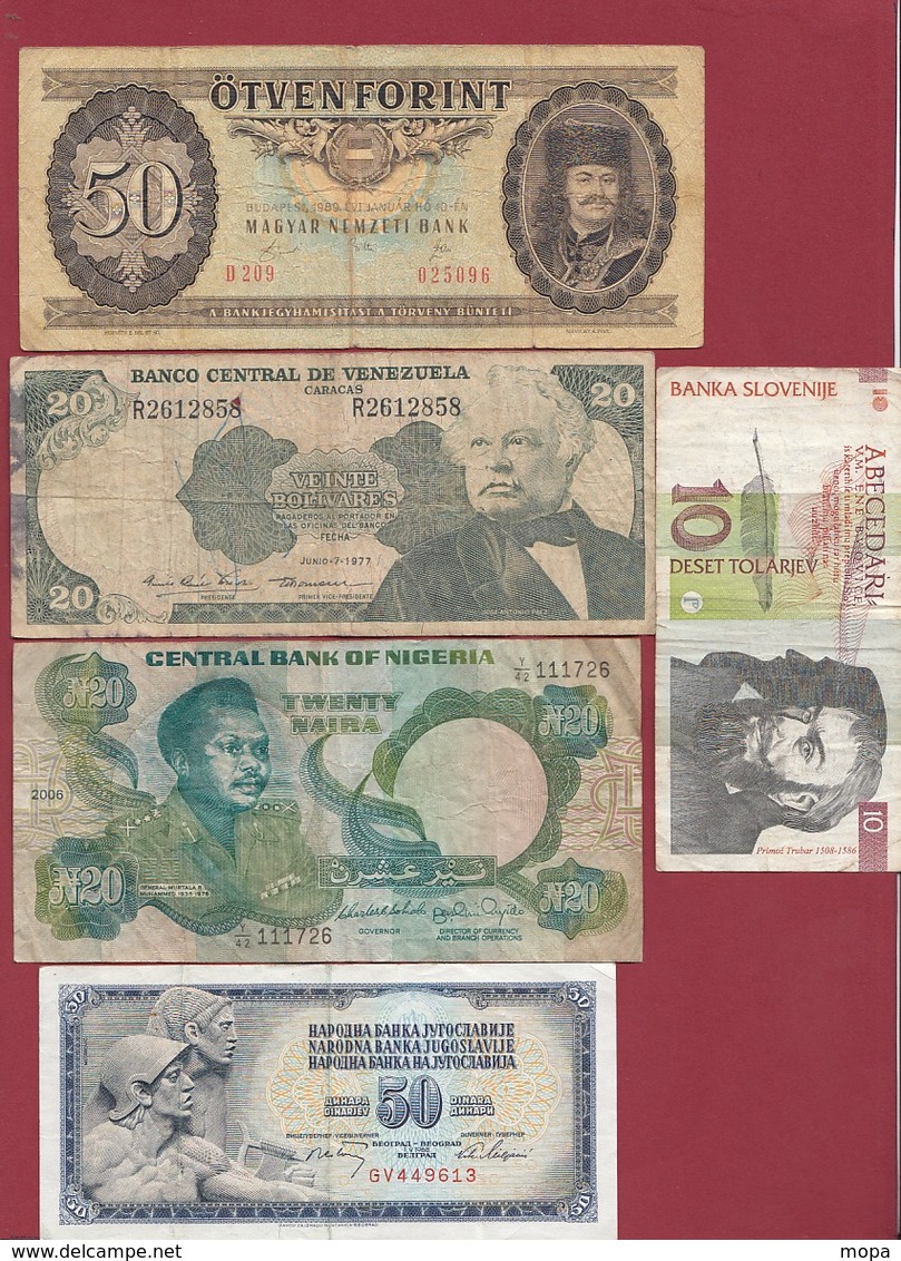 Pays Du Monde 40 Billets Dans L 'état Lot N °3 - Lots & Kiloware - Banknotes