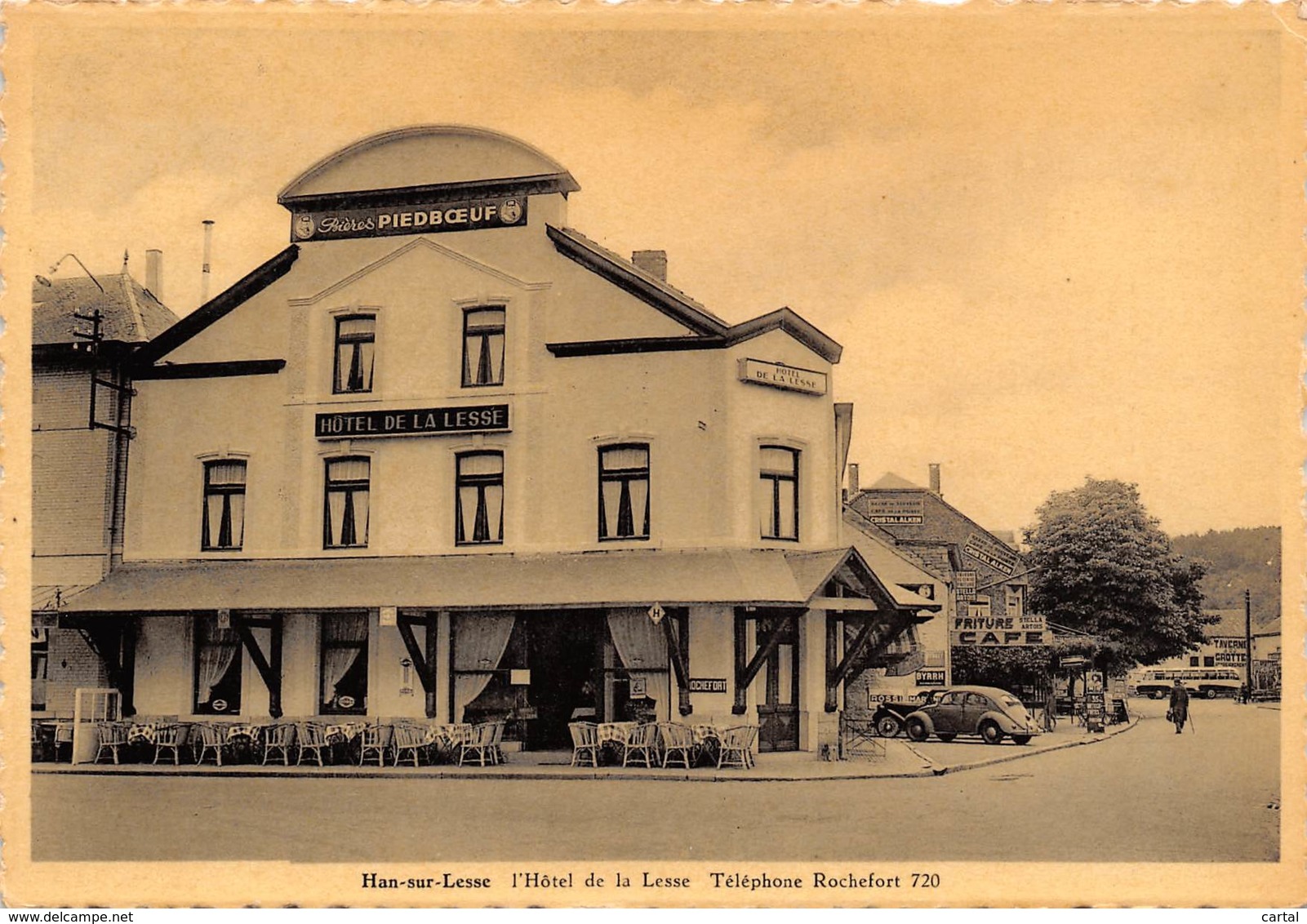 CPM - HAN-sur-LESSE - L'Hôtel De La Lesse - Téléphone Rochefort 720 - Rochefort