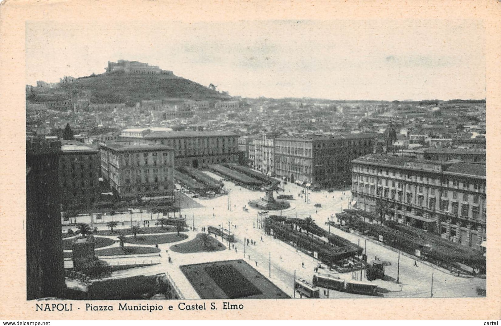 NAPOLI - Piazza Mucicipio E Castel S. Elmo - Napoli (Naples)