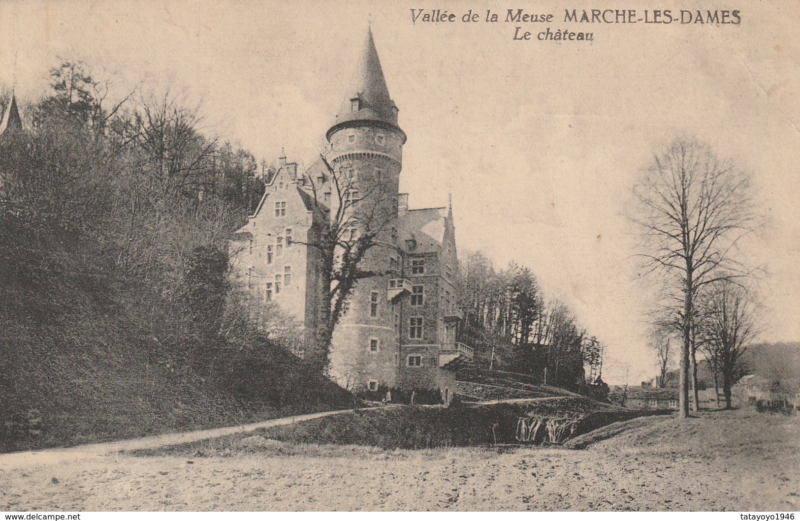 Marche-les-dames  Vallée De La Meuse Le Chateau Circulé En 1923 - Namur