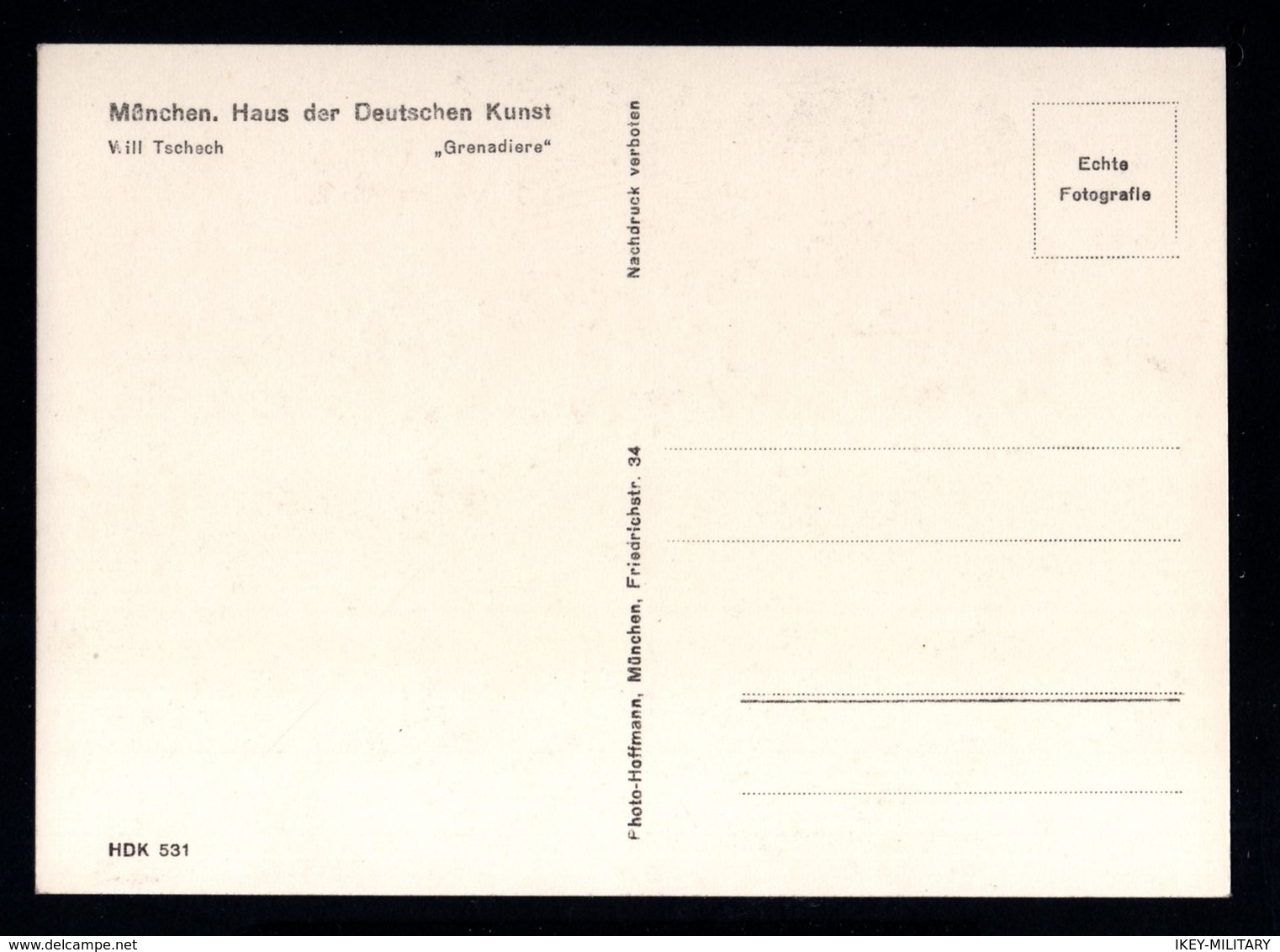 J63-GERMAN EMPIRE-MILITARY PROPAGANDA POSTCARD GERMAN SOLDIER In ACTION.WWII.Hoffmann.DEUTSCHES REICH.POSTKARTE.carte - Briefe U. Dokumente