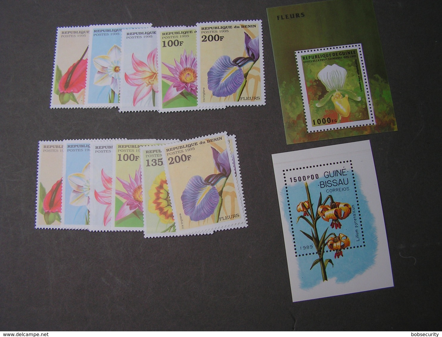 Guinea Lot  ** MNH Orchids - Guinea (1958-...)