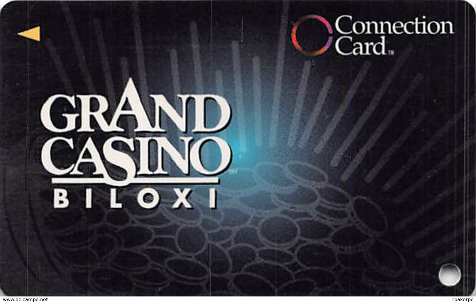 Grand Casino Biloxi MS - BLANK Slot Card - Connection Card With Cpi 2011575 Over Mag Stripe - Casino Cards