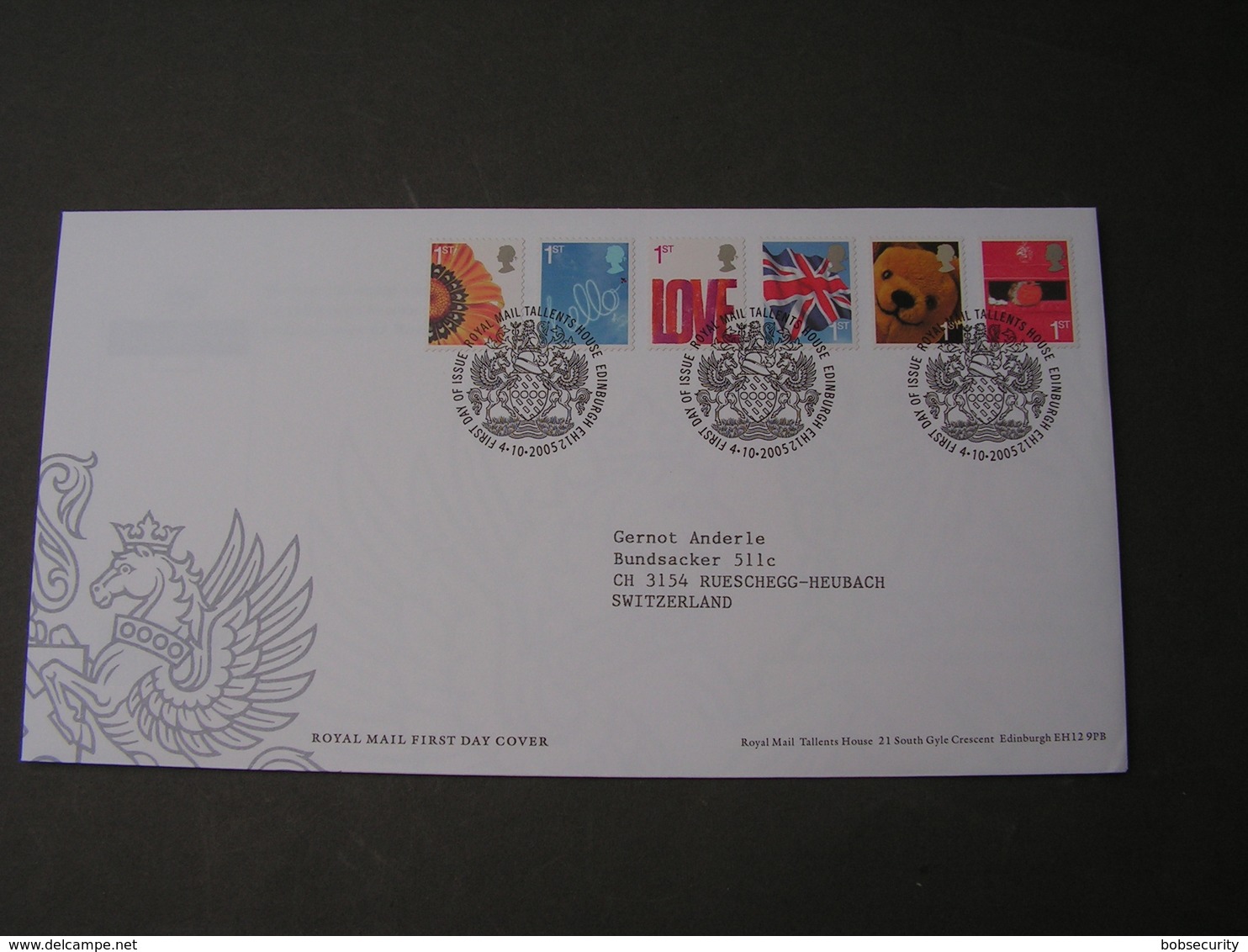 GB FDC 2005 - 2001-2010 Dezimalausgaben