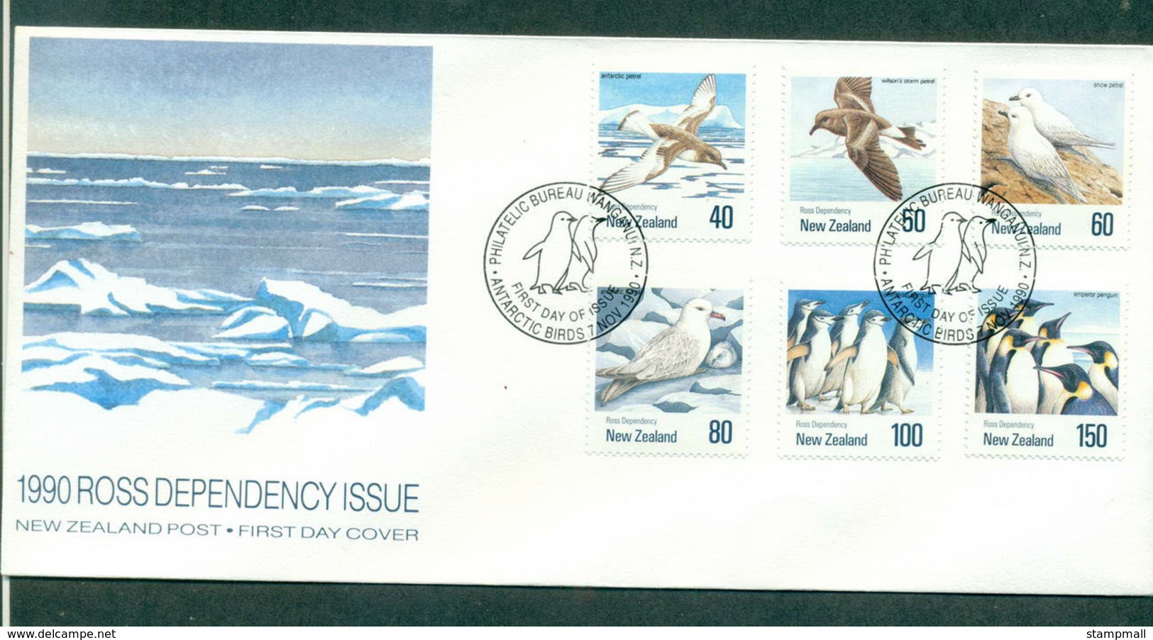 Ross Dependency 1990 Antarctic Birds FDC Lot52885 - Neufs