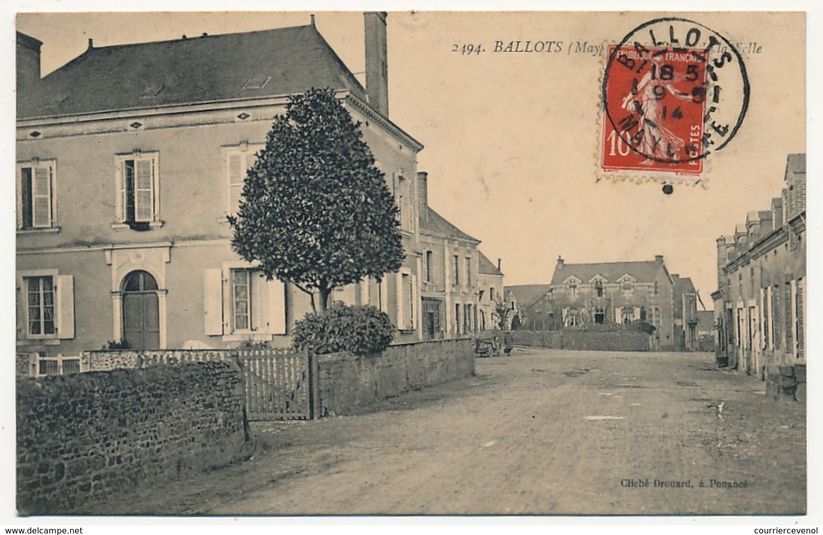 CPA - BALLOTS (Mayenne) - Route De La Selle - Other & Unclassified