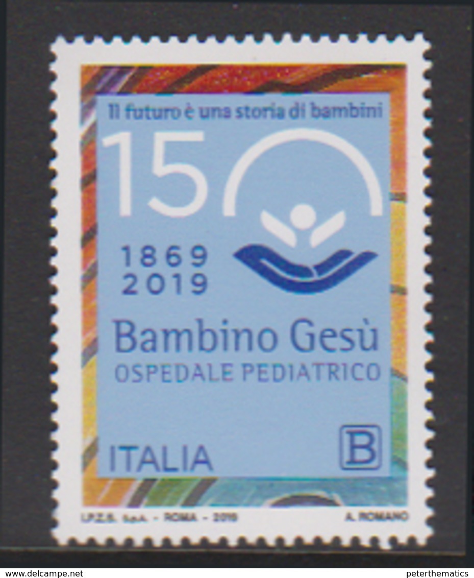 ITALY, 2019, MNH, HEALTH, HOSPITALS, PEDIATRIC HOSPITAL "BAMBINO GESÚ", 1v - Other & Unclassified