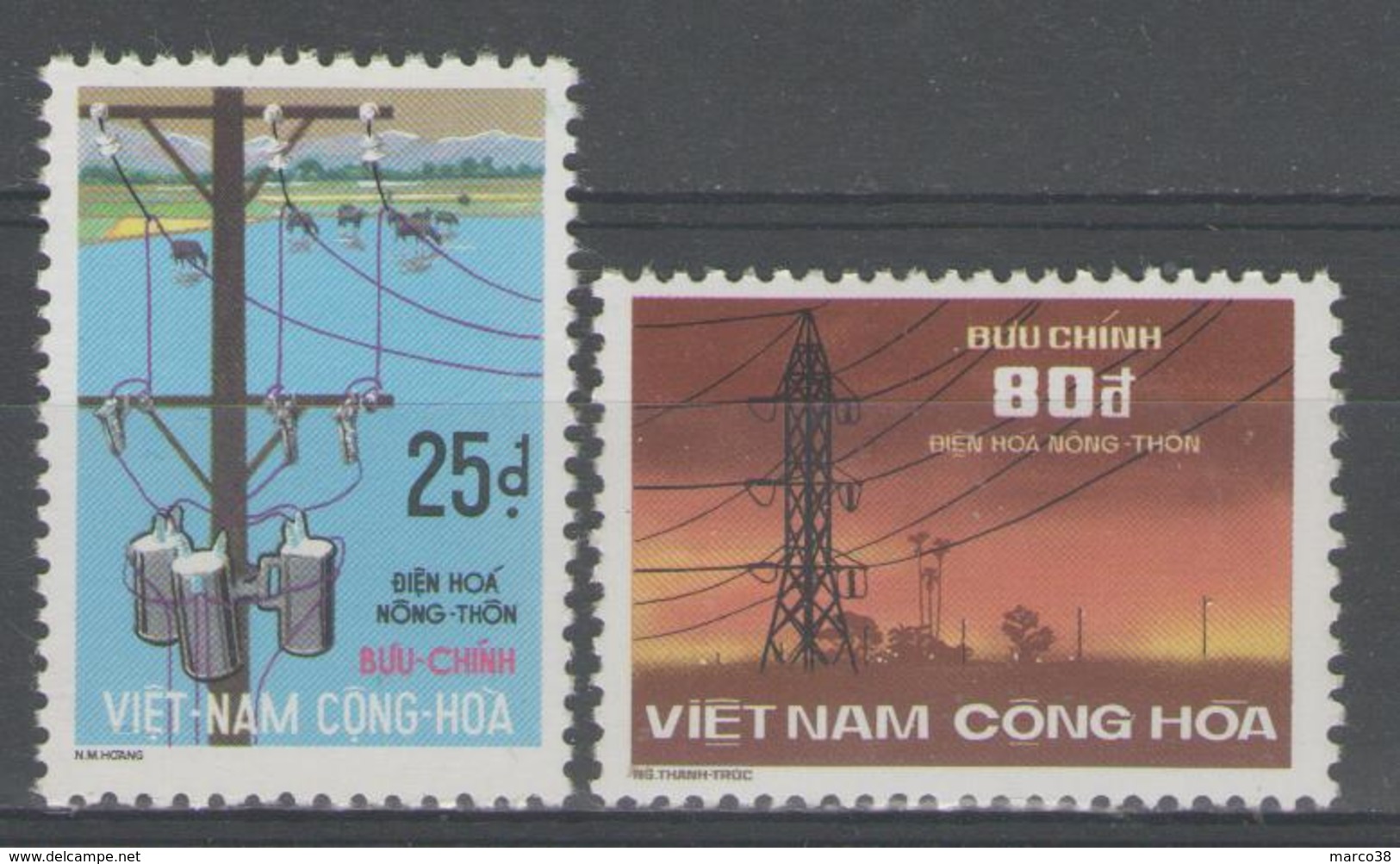 VIETNAM Du Sud:  N°526/527 **          - Cote 30€ - - Viêt-Nam