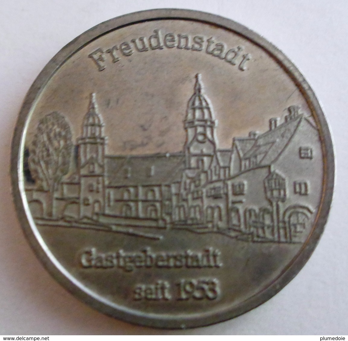 TOKEN . JETON  FREUDENSTADT GASTGEBERSTADT SEIT 1953 / TRADITIONSVERBAND 198 INFANTERIE DIVISION . 14 - 15 MAI 1994 - Professionals/Firms