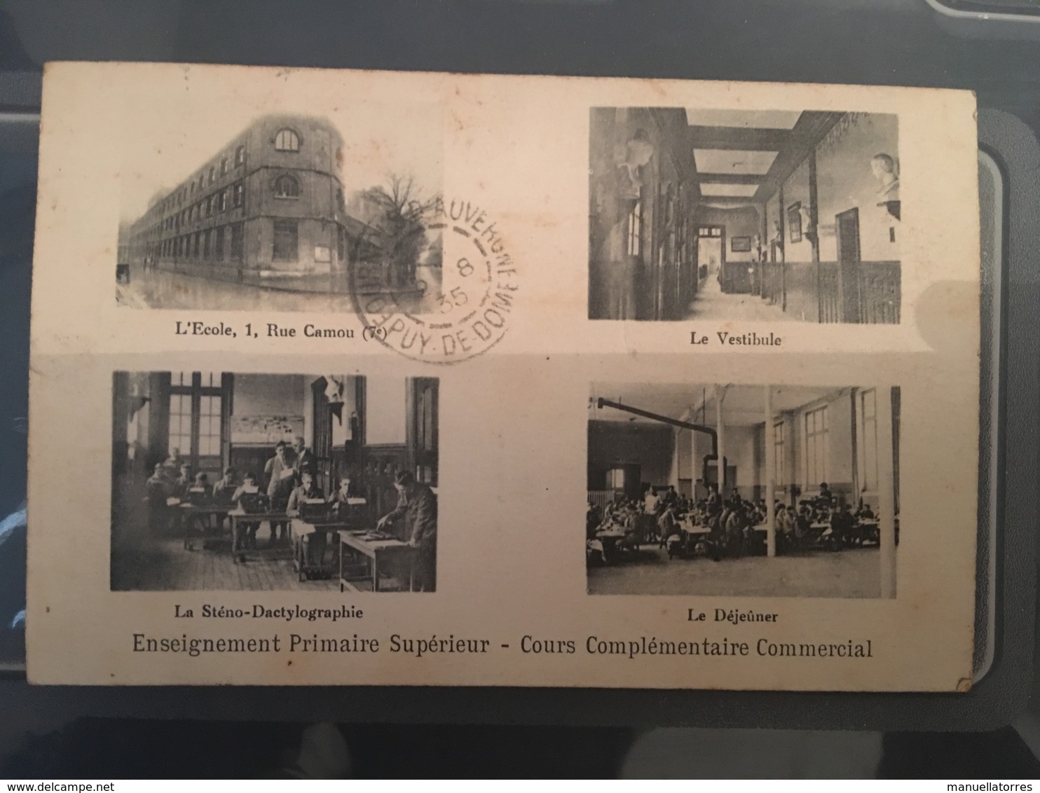 Ancienne Carte Postale - Enseignement Primaire Supérieur - Ecoles