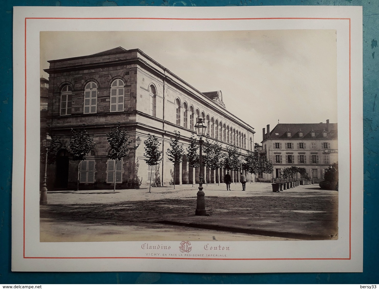 VICHY - ETABLISSEMENT THERMAL COTE OUEST  - Photographie Ancienne Albuminée De Claudius Couton - Anciennes (Av. 1900)