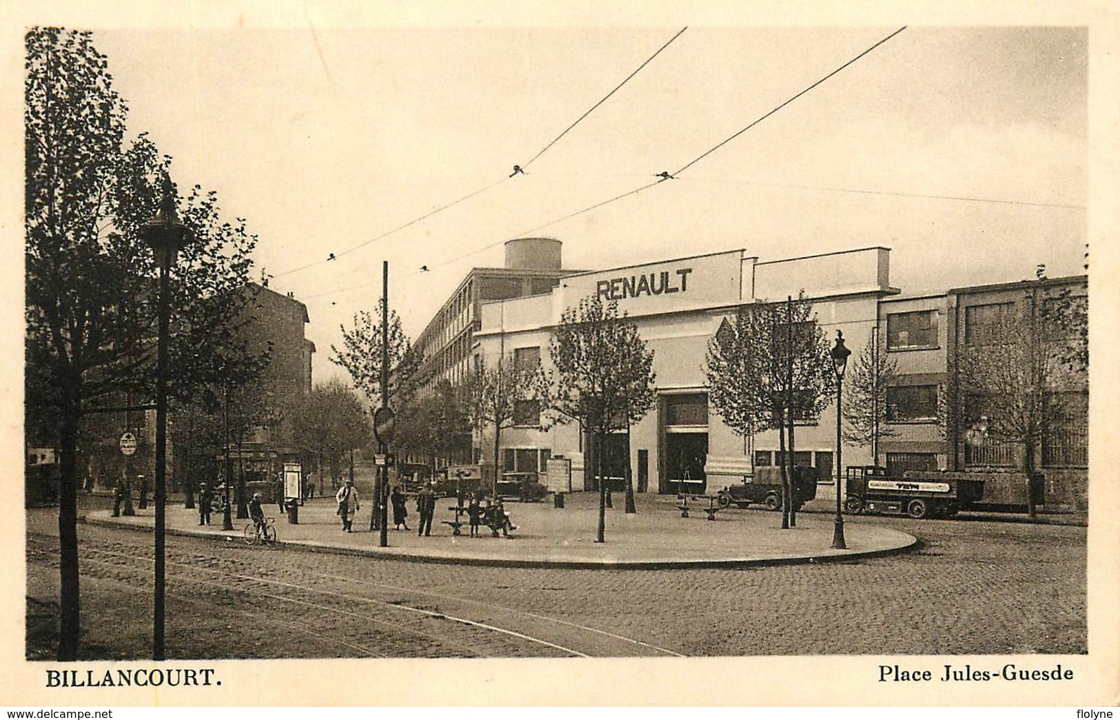 Billancourt - Boulogne - " Usine Automobiles RENAULT " Place Jules Guesde - Animation - Boulogne Billancourt