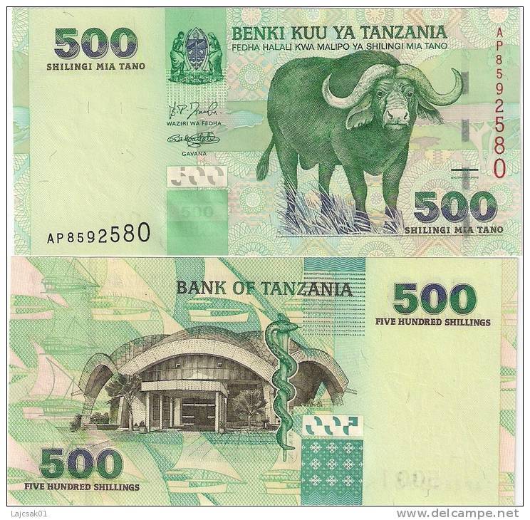 Tanzania 500 Shilingi 2003. UNC - Tanzania