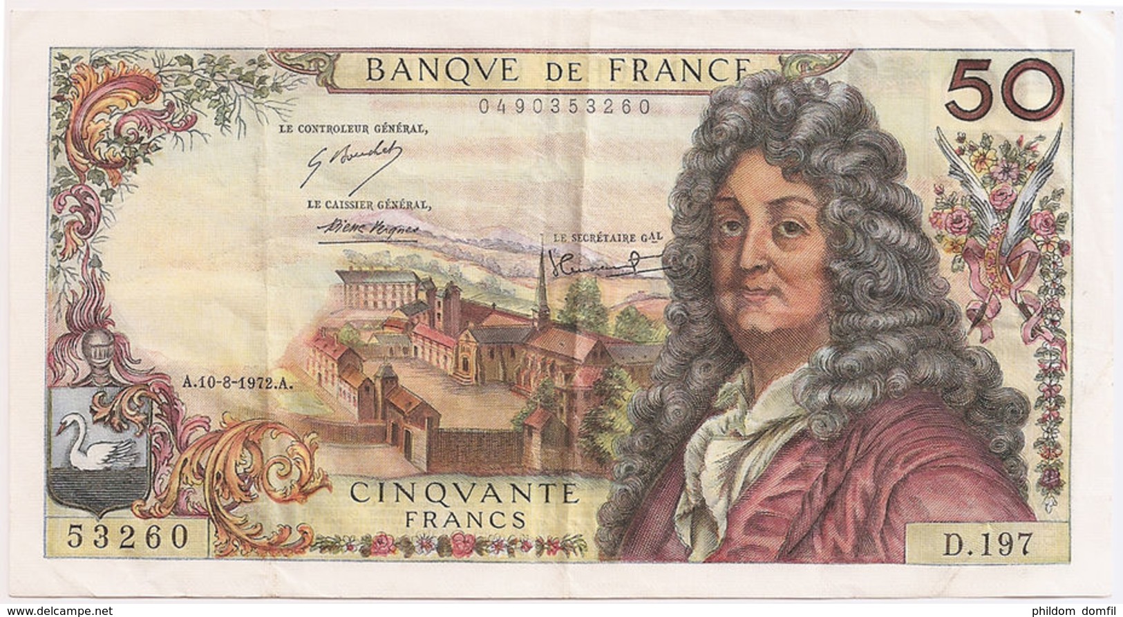 Ref. 294-486 - BIN FRANCE . 1972. 50 Francs Set Of 1972. 50 Francos Serie De 1972 - Sin Clasificación