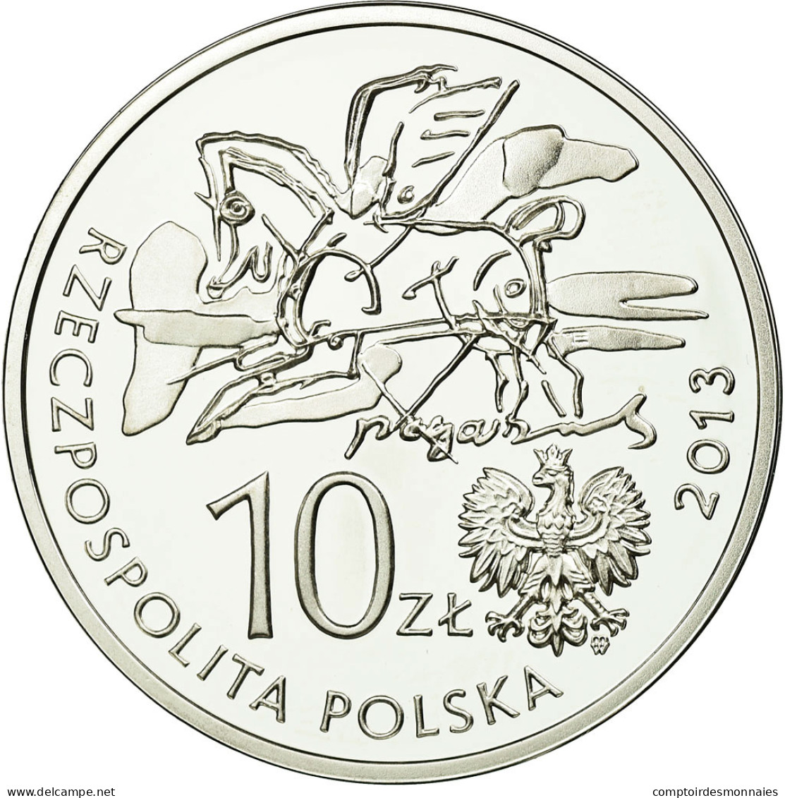 Monnaie, Pologne, 10 Zloty, 2013, Warsaw, BE, FDC, Argent, KM:857 - Poland