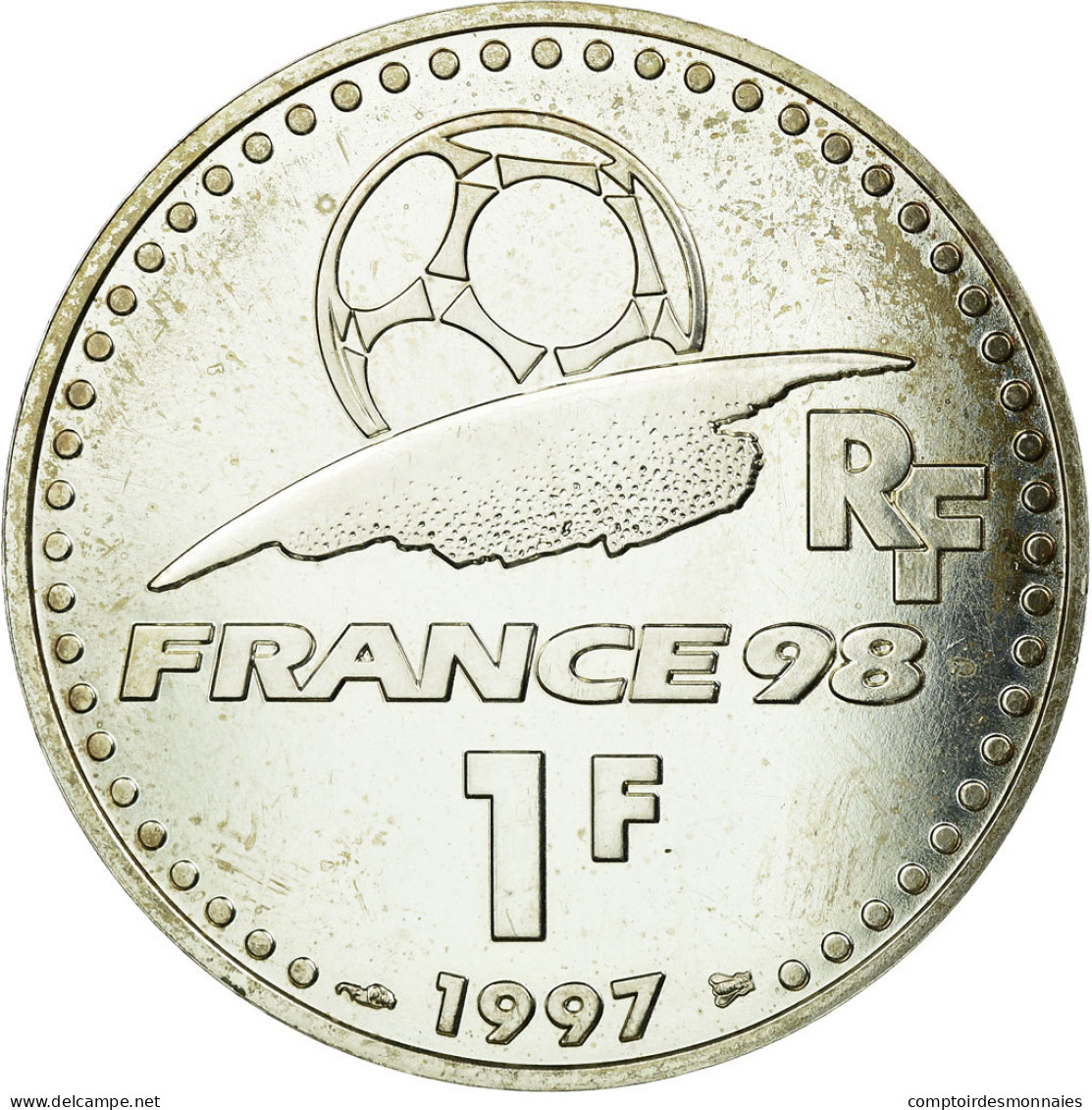 Monnaie, France, Franc, 1997, Paris, SUP, Argent, Gadoury:C207, KM:1211 - H. 1 Franc