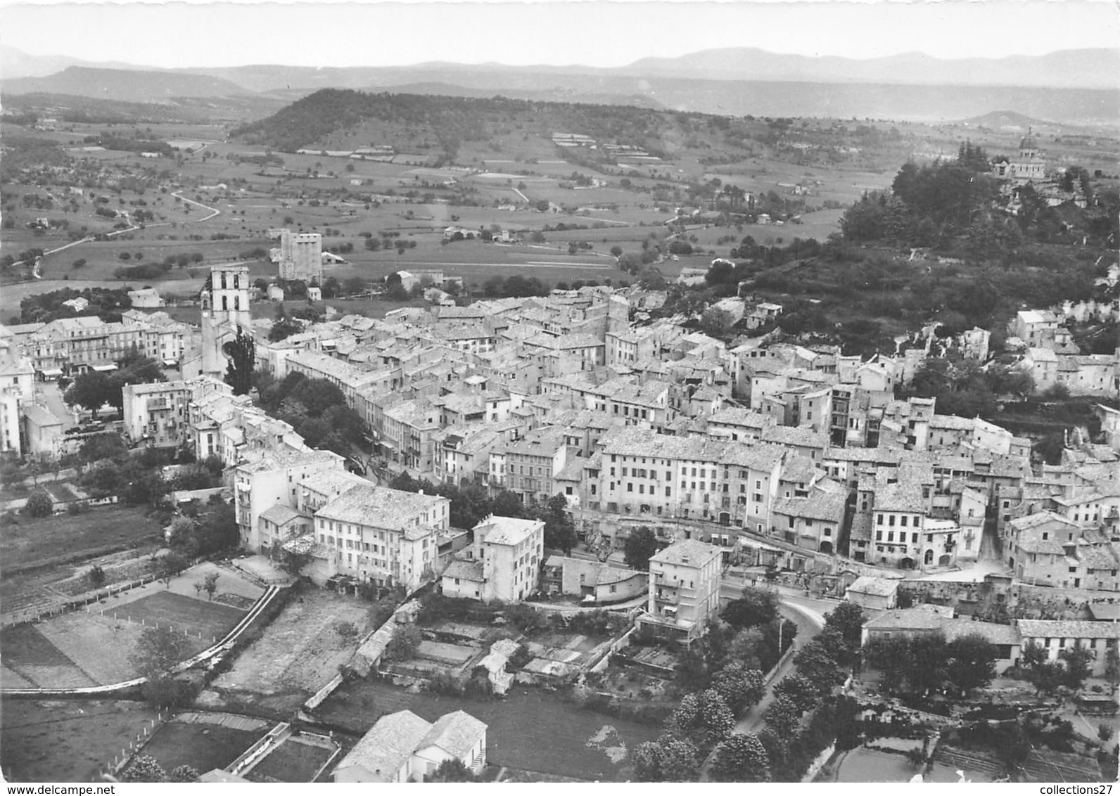 04-FORCALQUIER- VUE GENERALE AERIENNE - Forcalquier