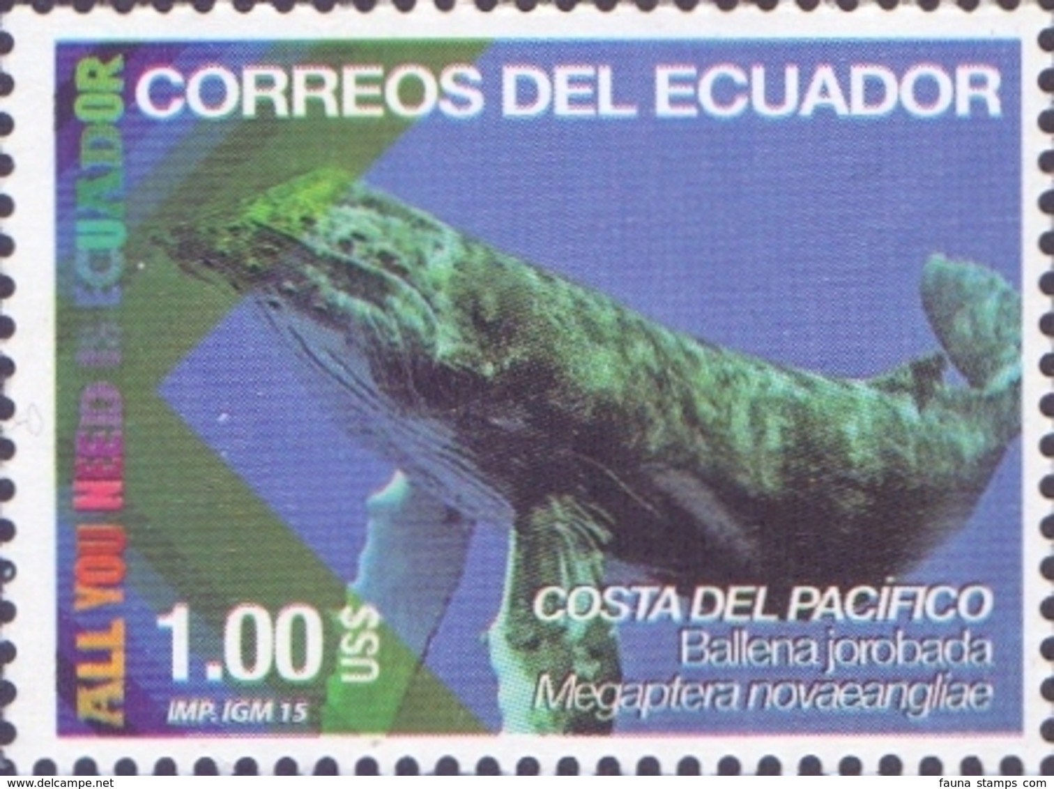 Ecuador - Fauna Of Ecuador, Set Of 5 Stamps, MNH, 2015 - Turtles