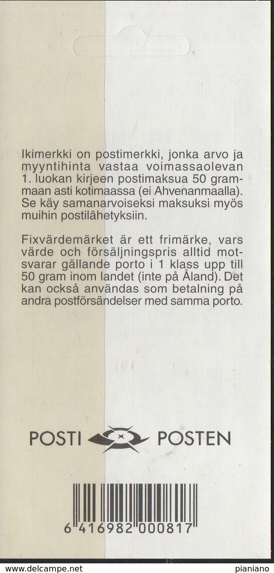 PIA - FINLANDIA - 1997 - Piante E Fiori Delle Provincie Finlandesi - Ciliege A Grappoli - Autoadesivo    - (Yv C 1345) - Libretti