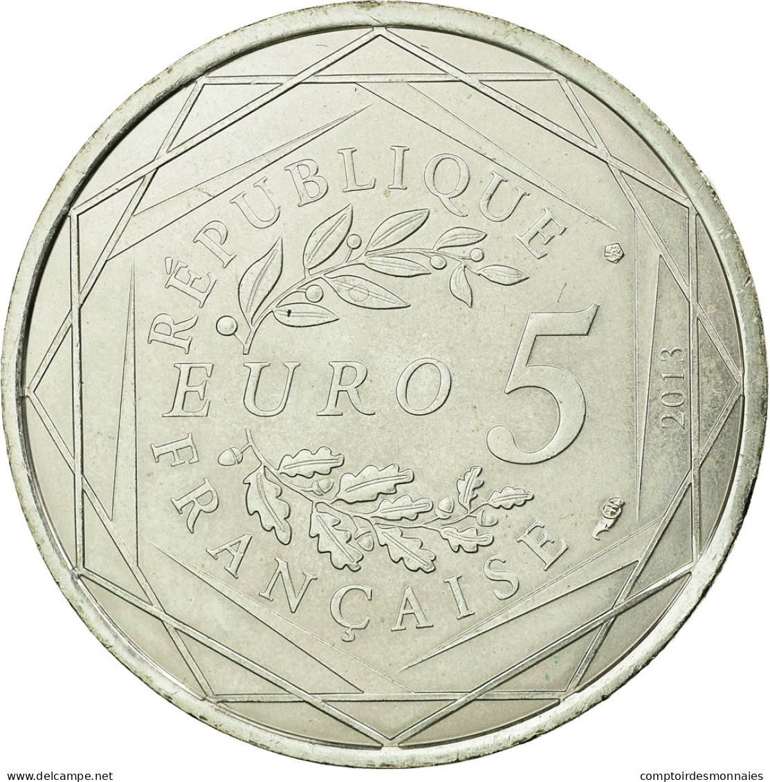 France, 5 Euro, Liberté, 2013, SUP, Argent - France