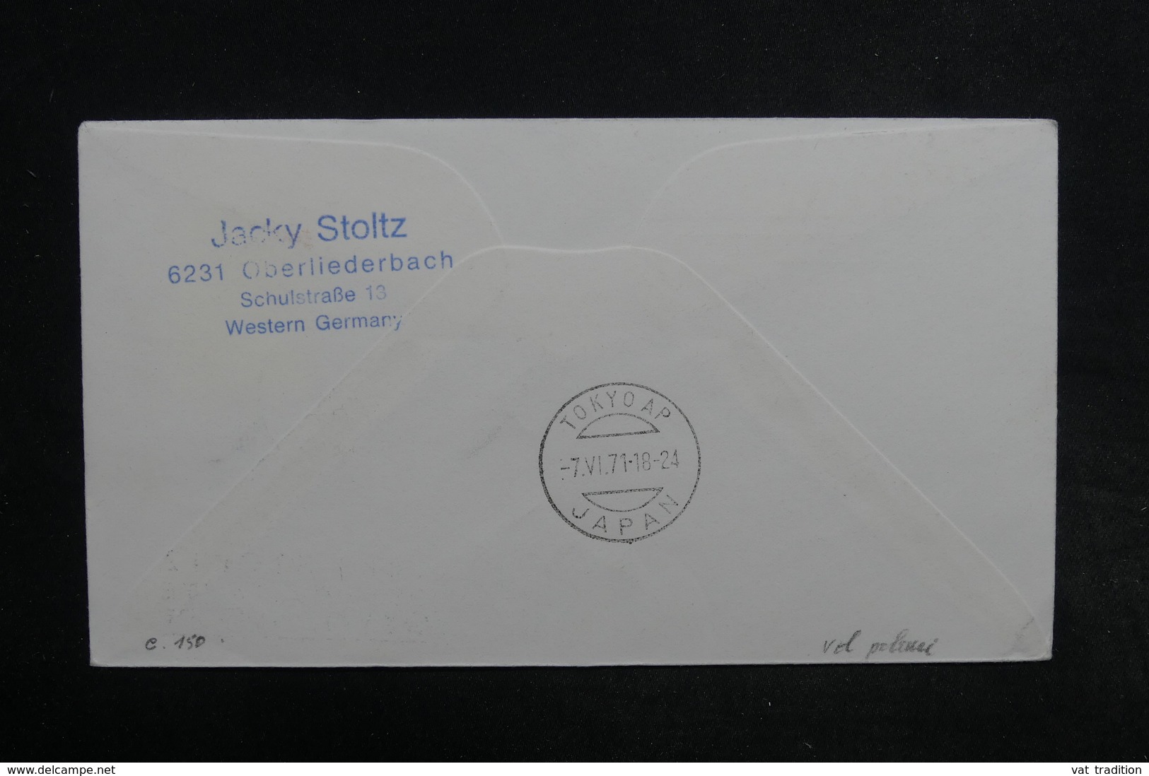 DANEMARK - Enveloppe Souvenir Des 10 Ans De Liaison Europe / Japon Par Voie Polaire En 1971 - L 32318 - Lettres & Documents