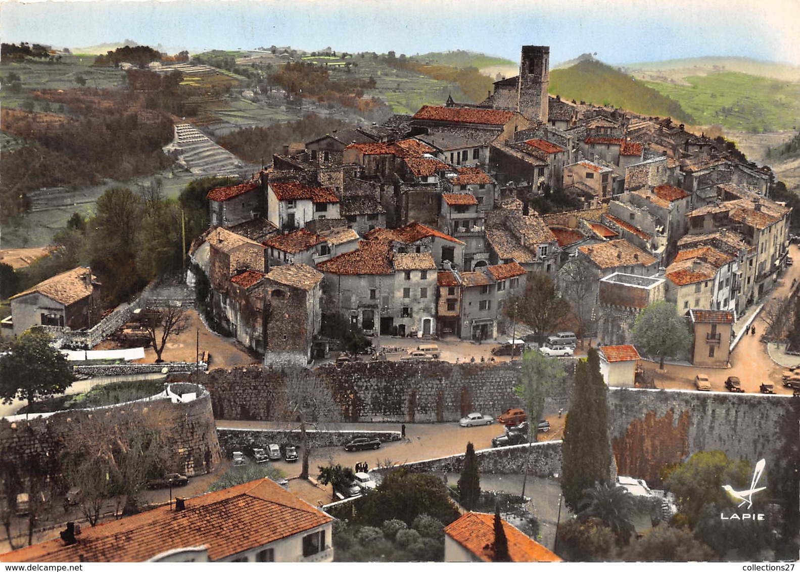 06-SAINT-PAUL-DE-VENCE- VUE DU CIEL - Saint-Paul