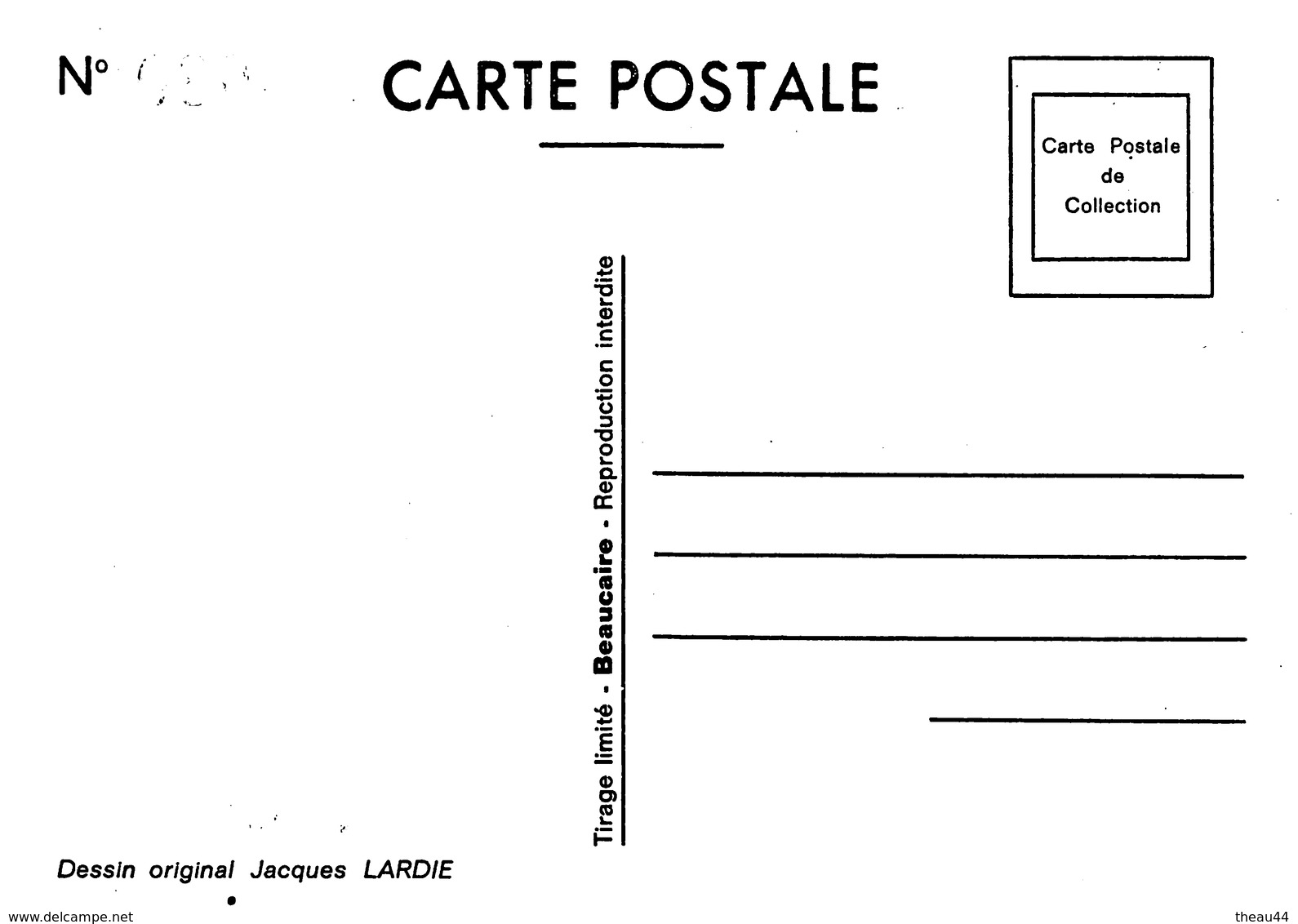 ¤¤  -  Illustrateur "LARDIE"  -  TGV  -  Record Du Monde De Vitesse Le 5 Décembre 1989 -  Tirage Limité 85 Ex  -  ¤¤ - Sonstige & Ohne Zuordnung