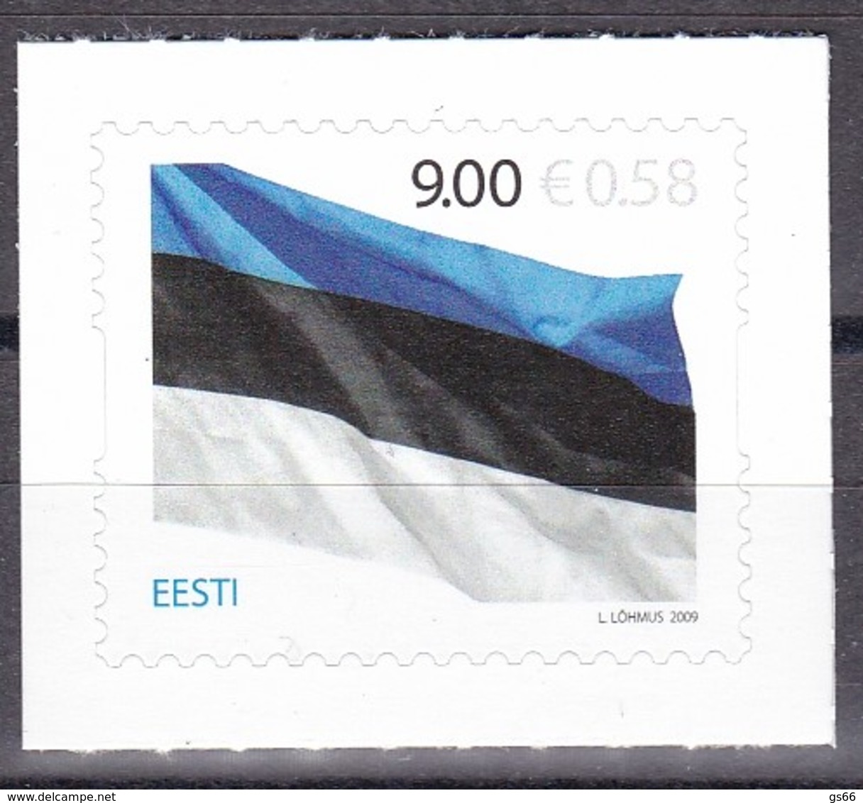 EESTI, 2009, 640, 125 Jahre Estnische Flagge.  MNH ** - Estland