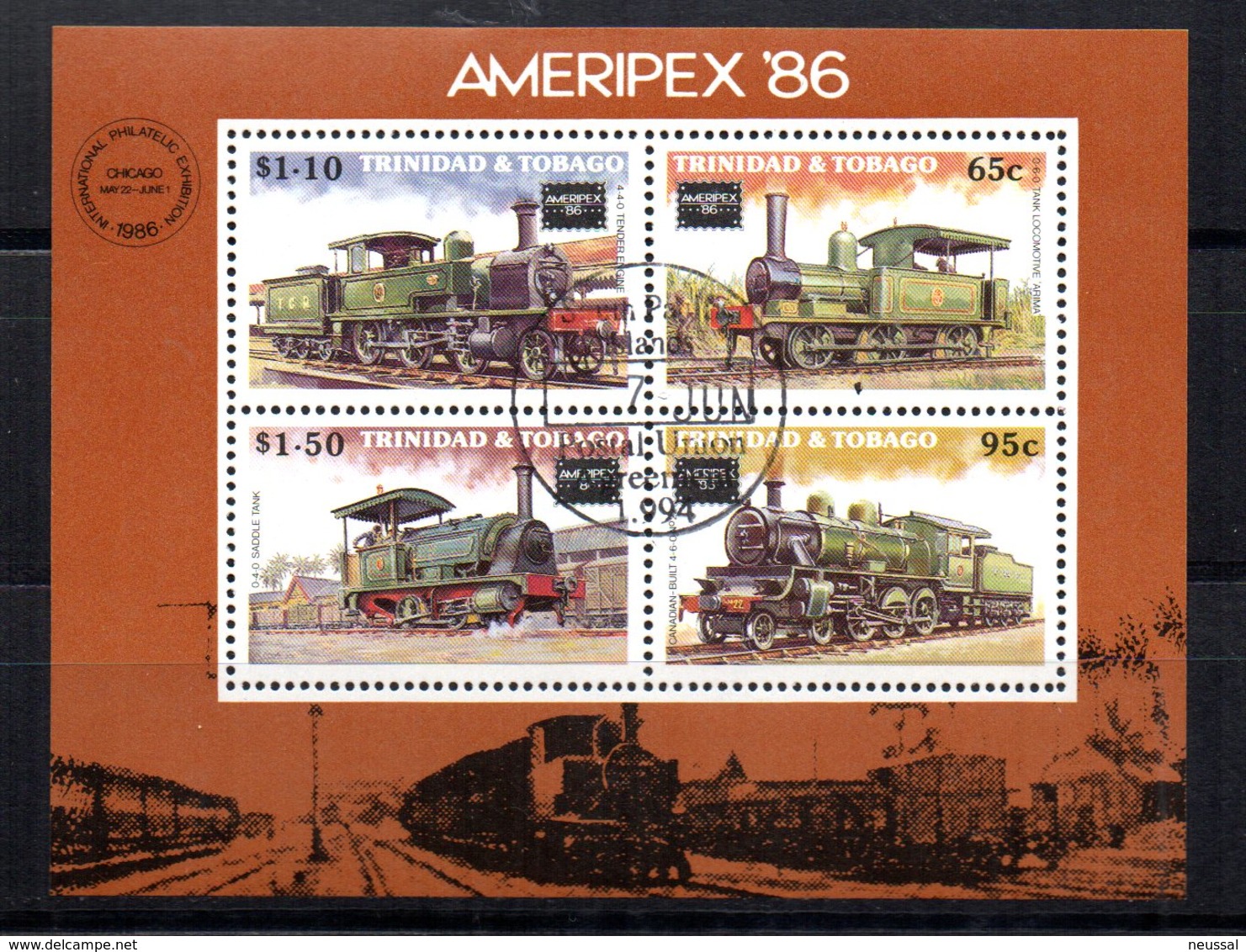 Hb-39  Used  Trinidad Y Tobago - Trenes