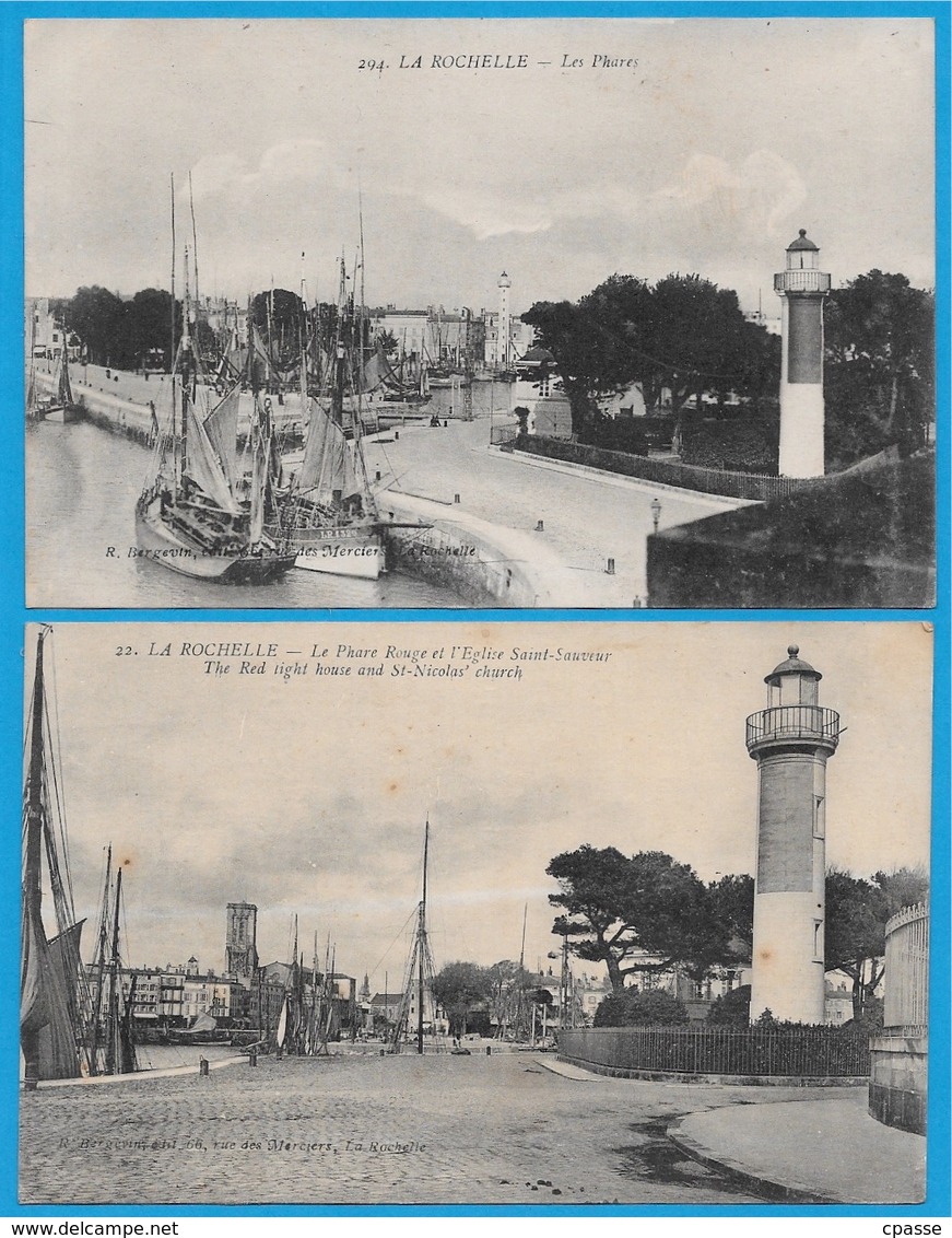 CPA 17 LA ROCHELLE - PHARES (Lot De 2) ** Phare - Leuchttürme