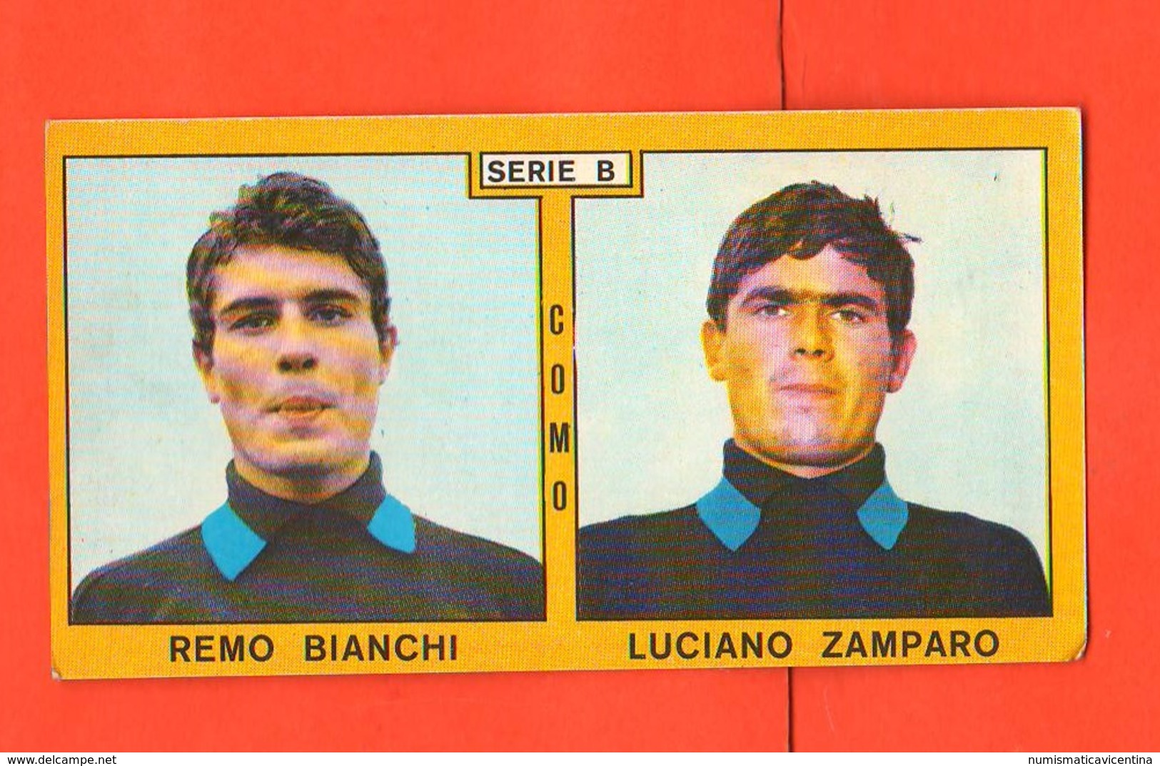 Calcio PANINI Figurine COMO Campionati 1969 - 70 Calciatori BIANCHI ZAMPARO - Edizione Italiana