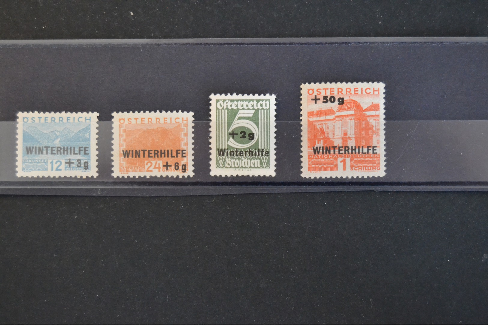 1933 AUSTRIA  WINTERHILFE437/40 - Serie Di 4 **  Molto Fresca -Cat. 120 € - Nuovi