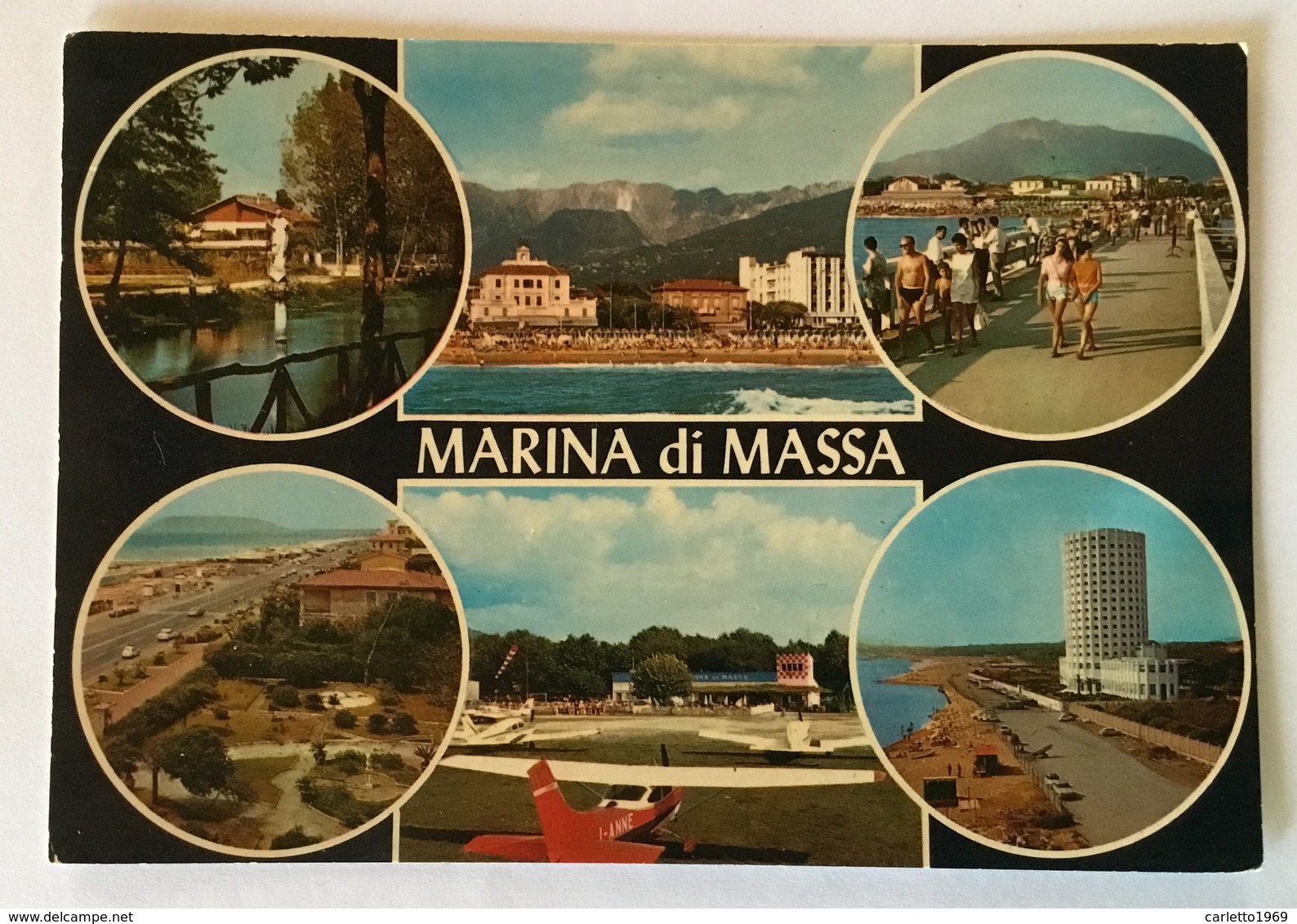 MARINA DI MASSA  - VEDUTE VIAGGIATA FG - Massa