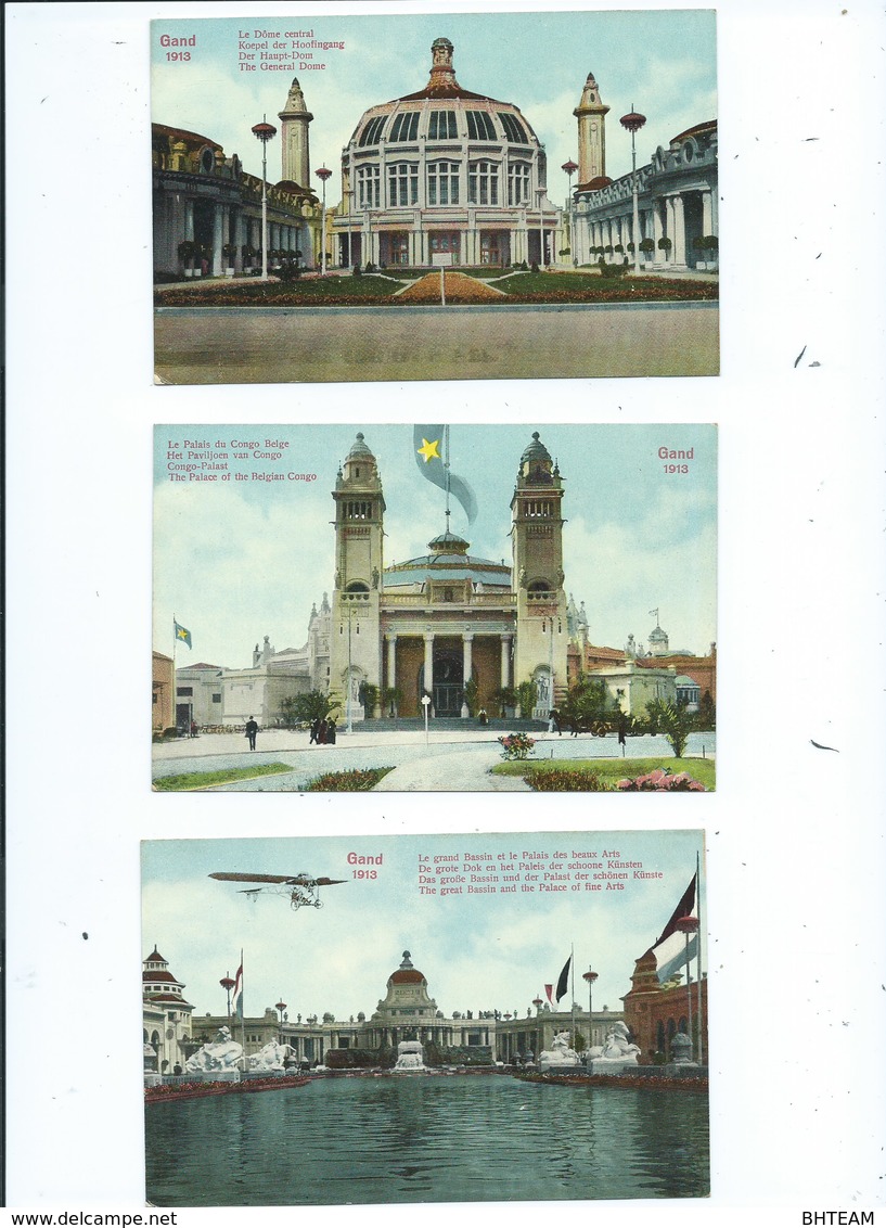 Gand Expo Exposition Internationale 1913 ( 11 Kaarten ) - Gent