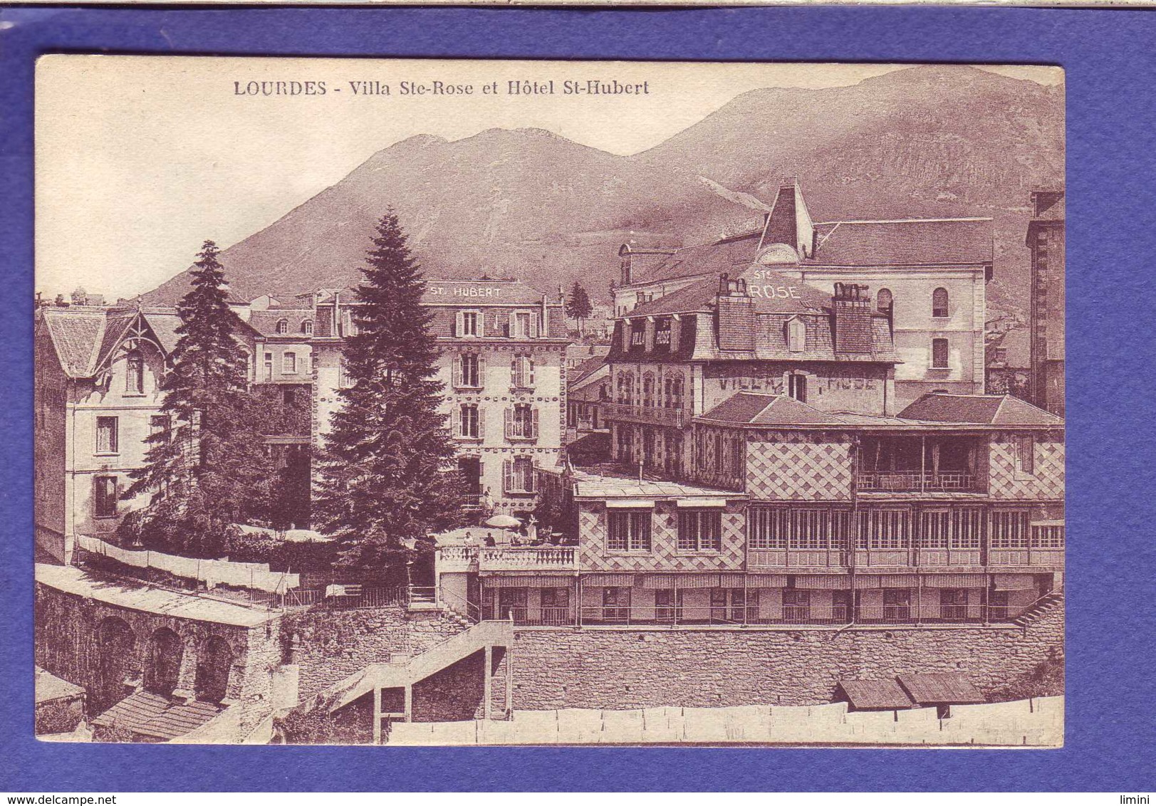 65 - LOURDES - VILLA SAINTE ROSE Et HOTEL SAINT HUBERT - - Lourdes