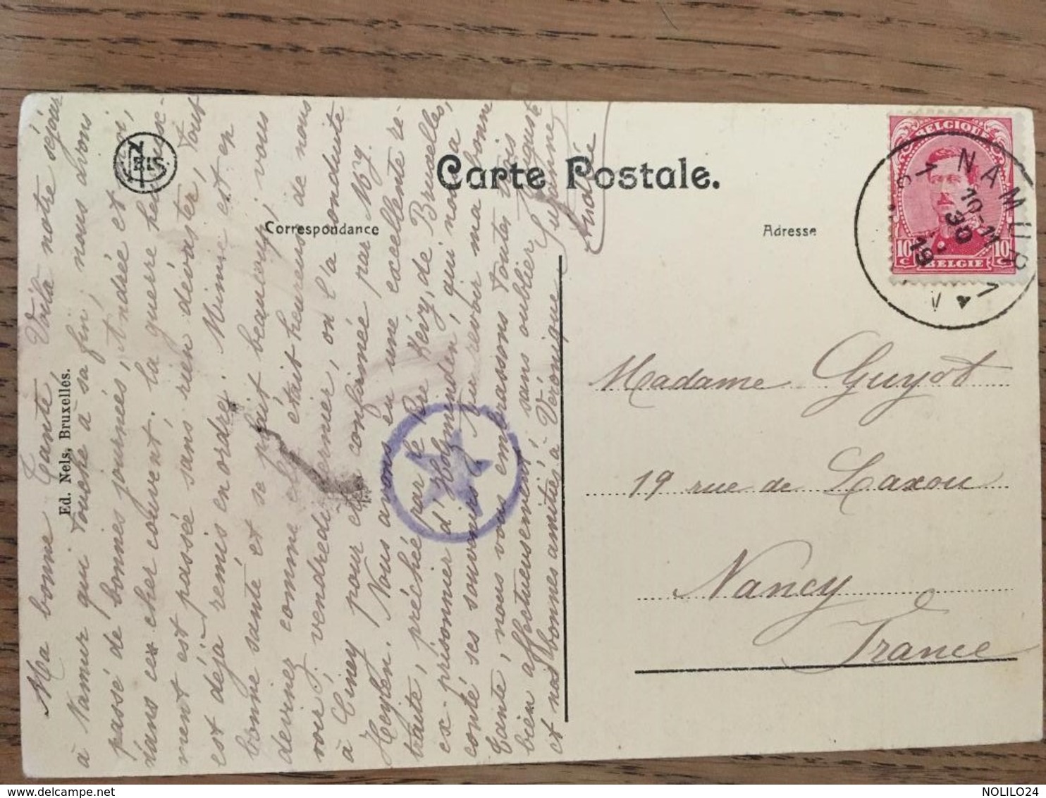 CPA, NAMUR, Pensionnat Des Dominicaines De Namur, Cloitre,édition Nels, écrite En 1919, Timbre, Cachet étoile - Namur