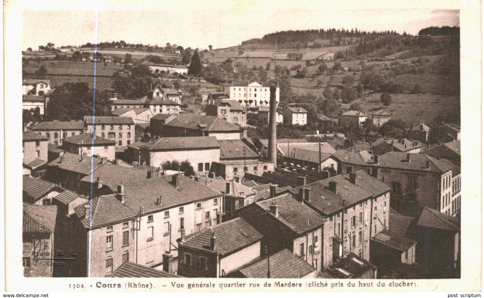 Cours  - Vue Générale Quartier Rue De Mardore - Cours-la-Ville