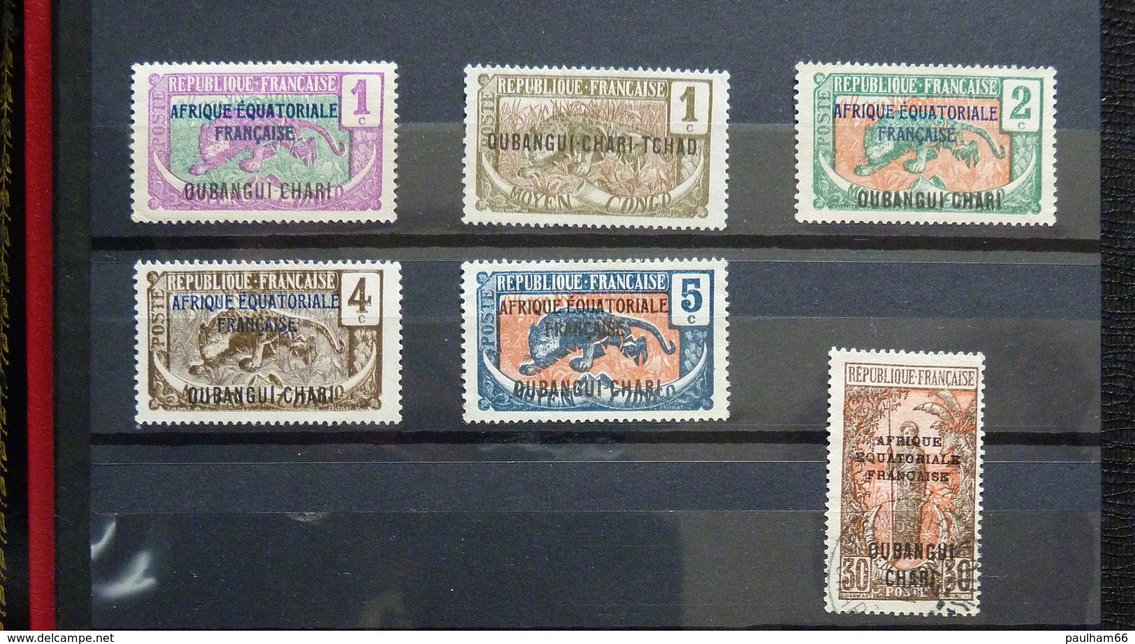 PETIT LOT  OUBANGUI CHARI  - OBLITERES ET NON OBLITERES - Used Stamps