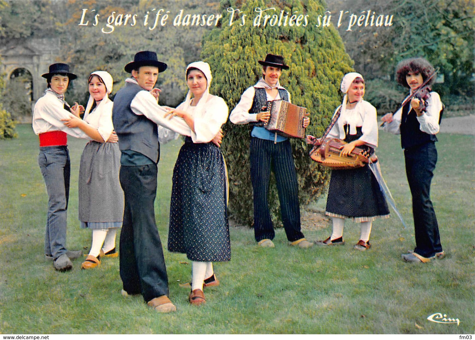 Orléans Groupe De Danse Les Caquesiaux Cim 20 Accordéon Violon Vielle à Roue - Orleans