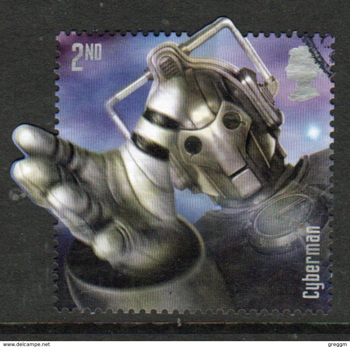 Great Britain 2013 Single 2nd Class Stamp From Doctor Who Mini Sheet. - Usati