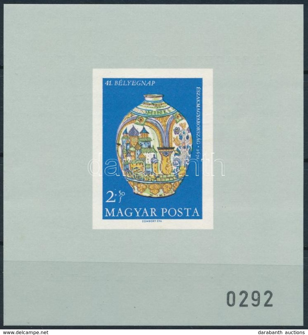 ** 1968 Bélyegnap Ajándék Blokk (60.000) / Mi Block 66 Present Of The Post - Autres & Non Classés