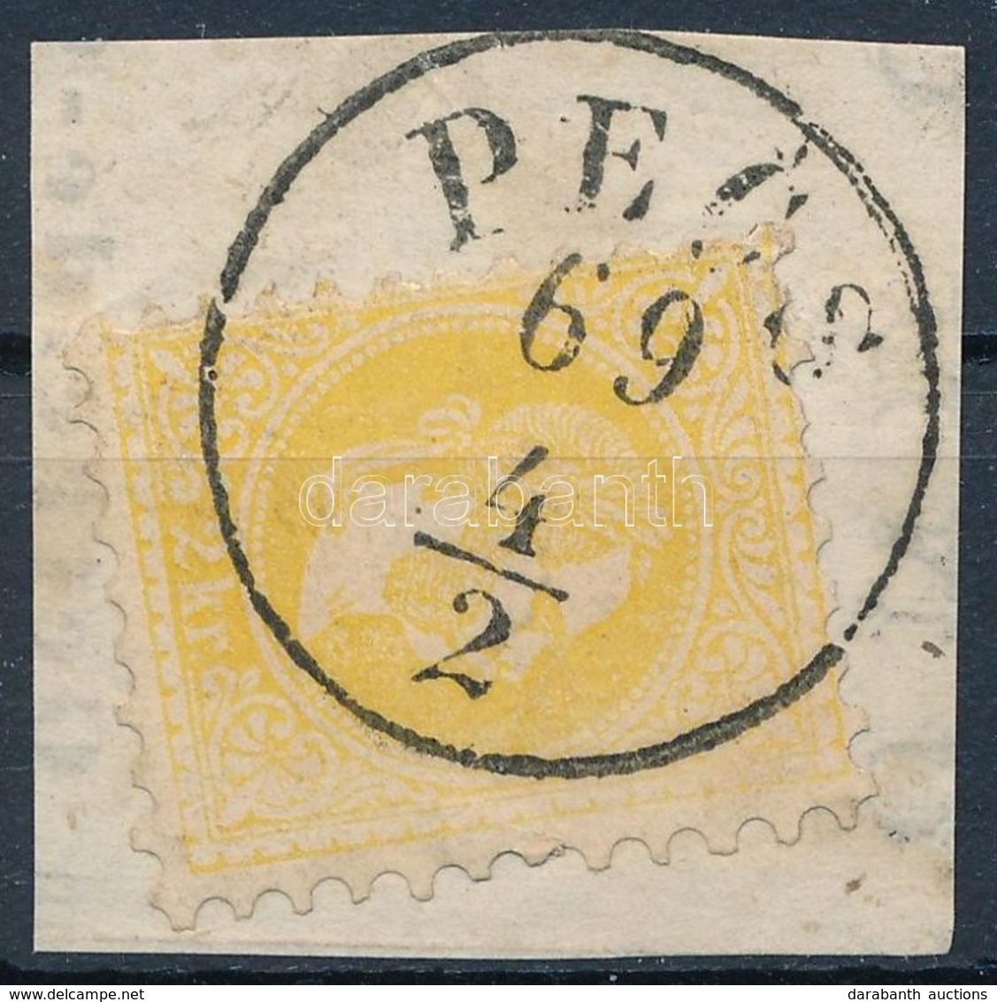 1867 2kr  Sárga 'PÉCS' - Other & Unclassified