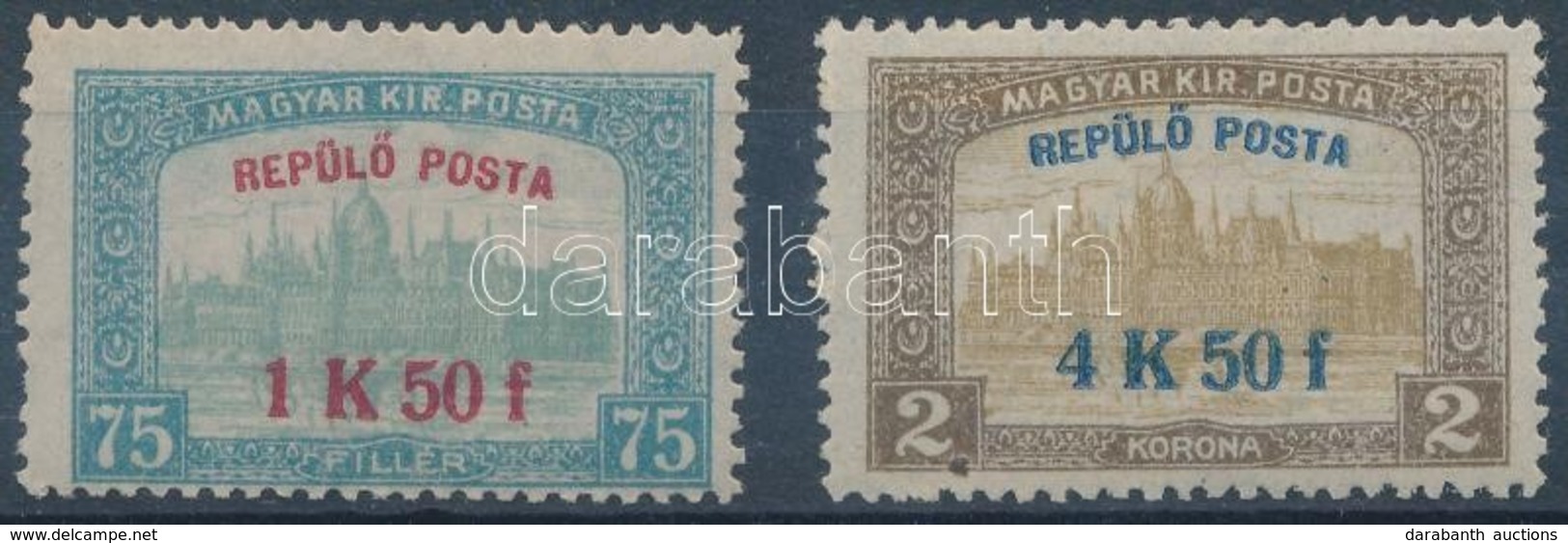 * 1918 Repülő Posta Sor (10.000) - Other & Unclassified